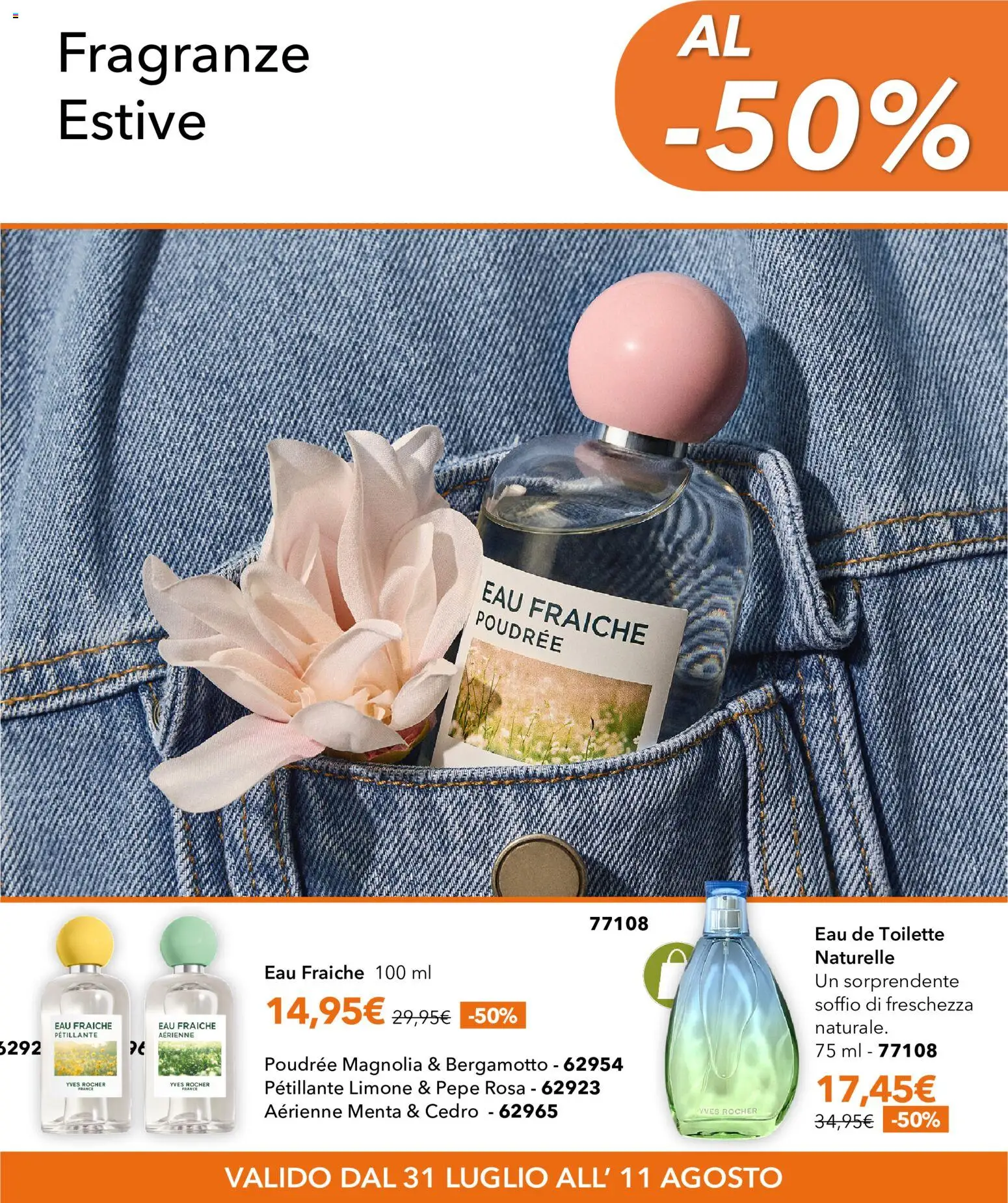 Volantino Yves Rocher del 31/07/2026 | Pagina: 11 | Prodotti: Pepe, Limone, Menta