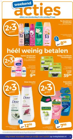 Trekpleister folder - Voorbeeld van een folder van Trekpleister, geldig van 12.05.2026 | Pagina: 9 | Producten: Deodorant, Kan, Douche