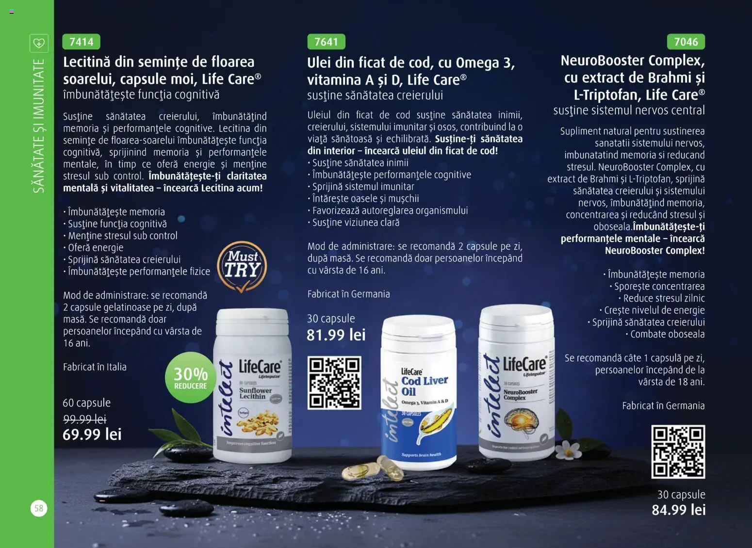 Noul catalog Life Care – valabil de la 01.04.2026 | Pagină: 60 | Produse: Chaussures de ski, Semințe, Ulei
