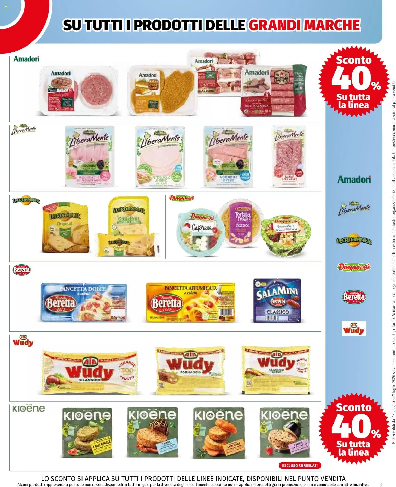 Volantino COOP del 18.06.2026 | Pagina: 3 | Prodotti: Pancetta, Mortadella, Griglia