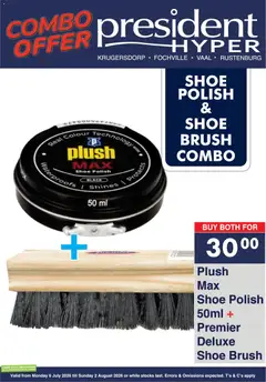 President Hyper specials catalogue – valid from 06/07/2026 | Page: 4 | Products: Brush, Stock