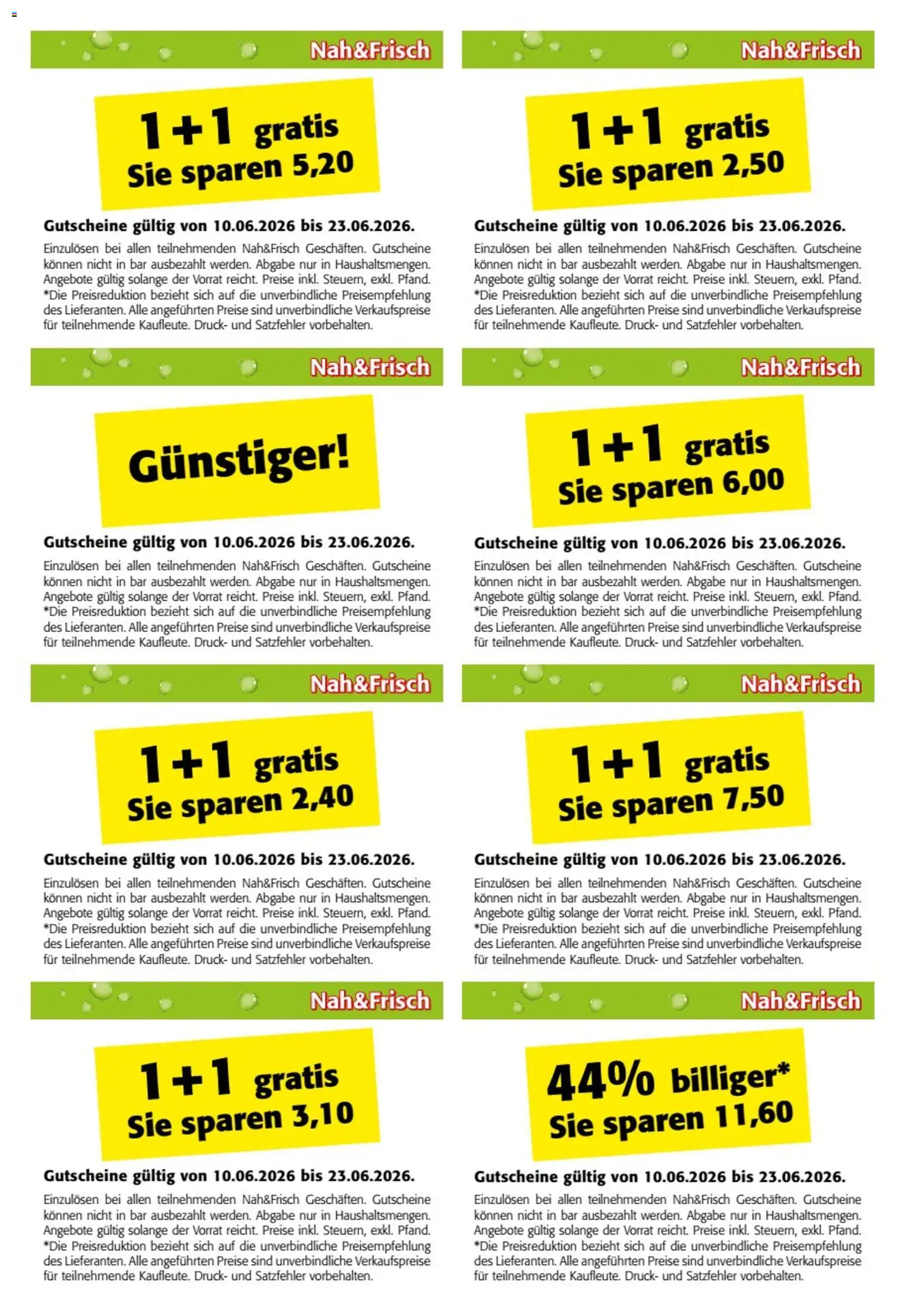 Nah und Frisch Fan-Gutscheinheft gültig ab 10.06.2026 | Seite: 4