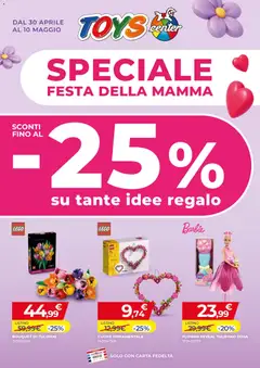 Anteprima del volantino Toys Center volantino Festa Della Mamma valido a partire dal 30.04.2026