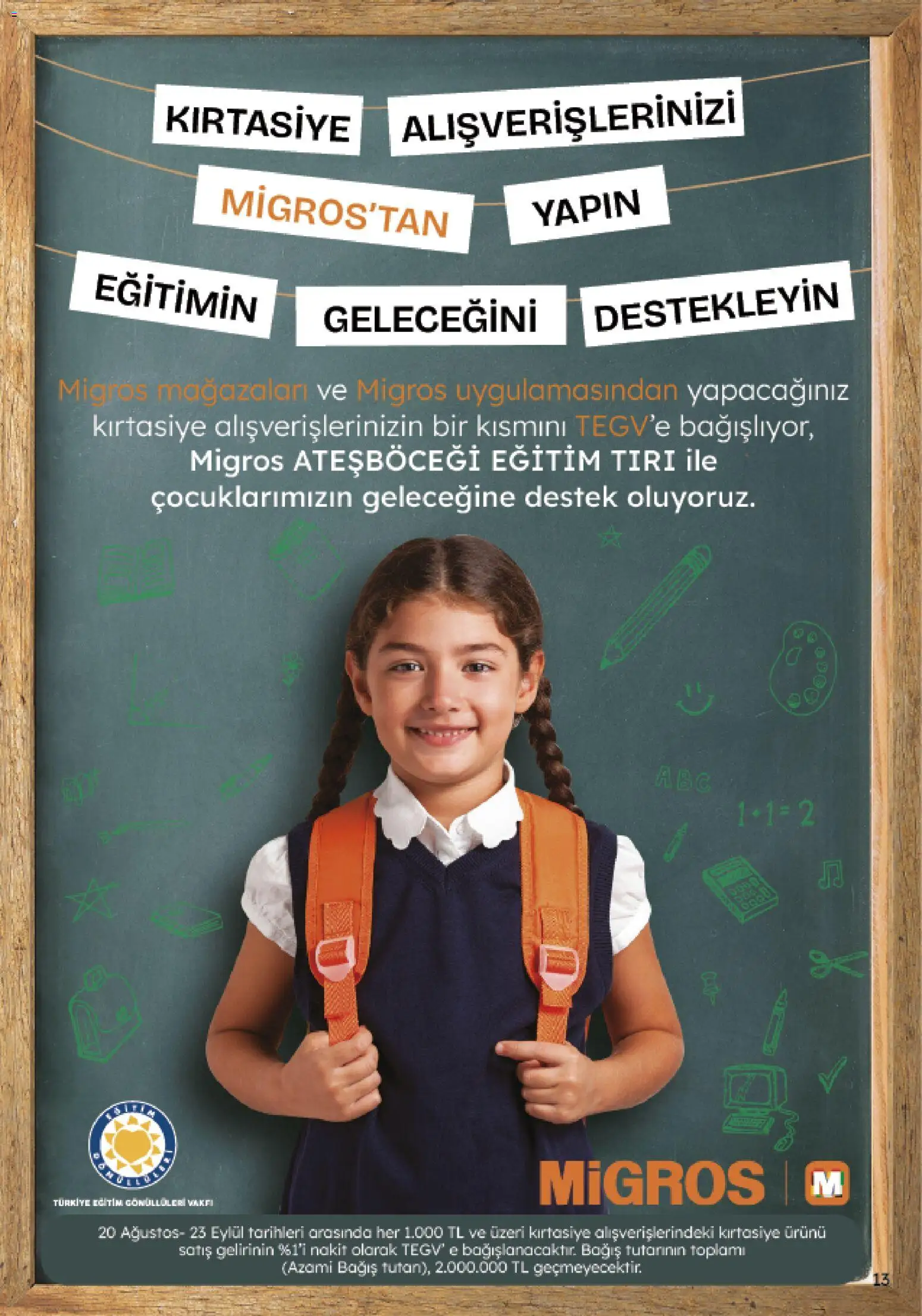 Migros aktüel ürünler kataloğu yayımlandı! Bu hafta 20 Ağustos 2026 - 09 Eylül 2026 günü Migros indirimli ürünleri