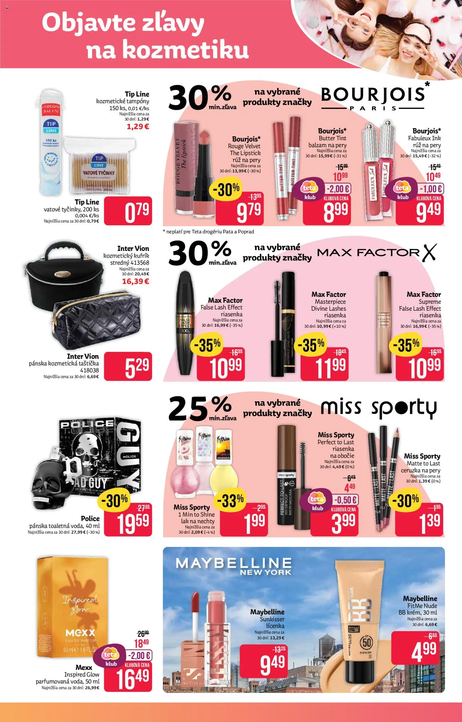 Nové Teta drogerie akcie – leták je platný od 08.06.2026 | Strana: 5 | Produkty: Police, Toaletná voda, Lícenka, Lak na nechty