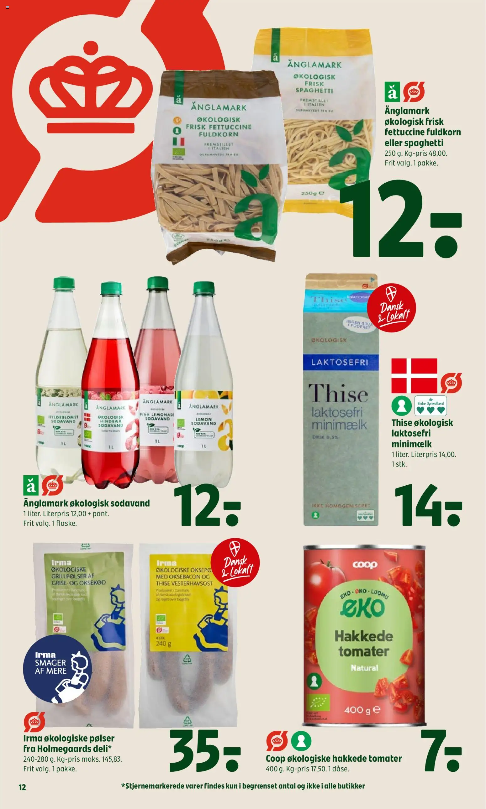 Coop 365 tilbudsavis – gyldig fra 06/08/2026 | Side: 16 | Produkter: Pølser, Hakkede tomater, Sodavand, Aparelho de barbear
