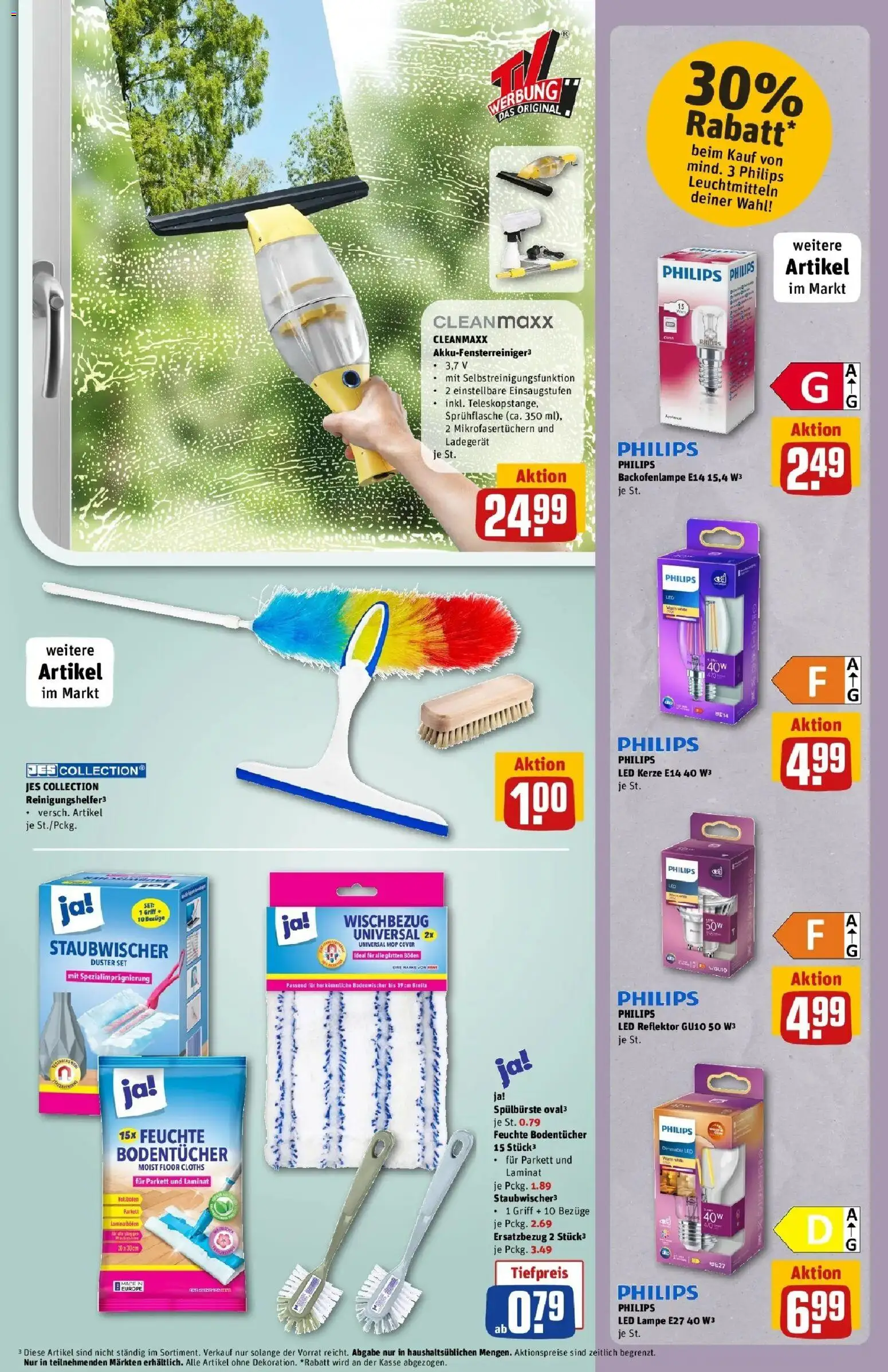 REWE Prospekt ab 21.09.2026 zum Blättern » Angebote | Seite: 39 | Produkte: Philips, Lampe, Ladegerät