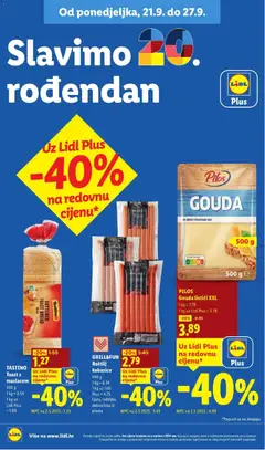 GRILL&FUN Roštilj kobasice, 440 g - Pregled kataloga iz trgovine Lidl, vrijedi od 21.09.2026 | Stranica: 10