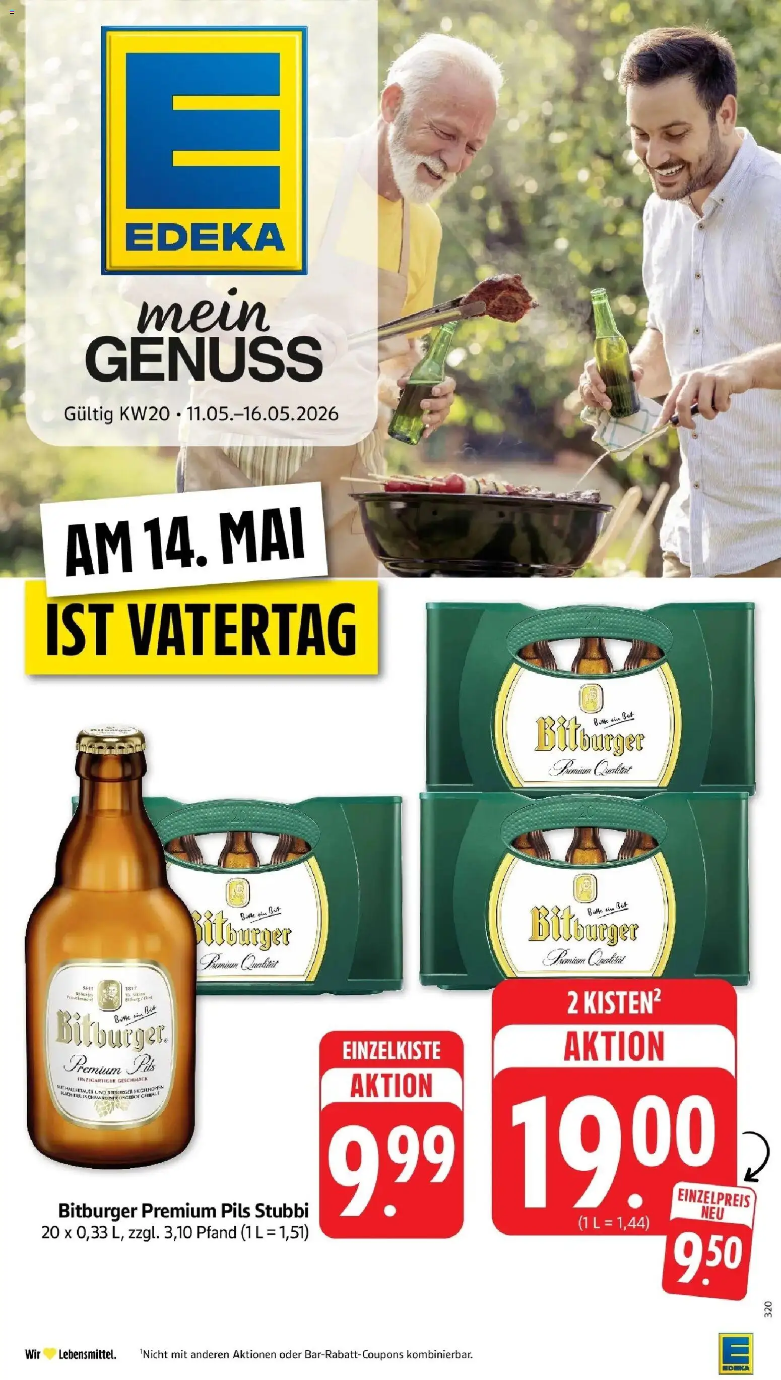 Edeka prospekt Bad Camberg	 – gültig ab 10.05.2026 | Seite: 6 | Produkte: Bitburger, Pils