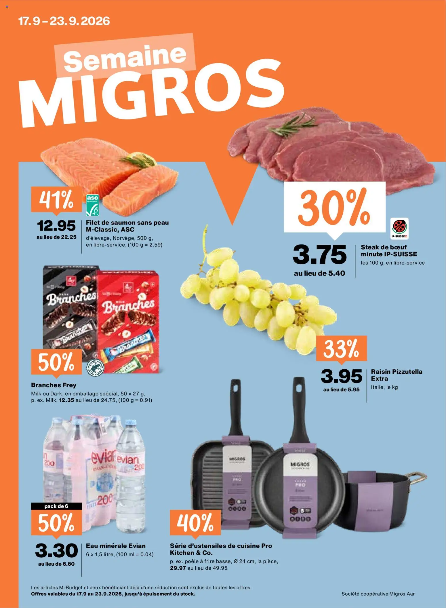 Migros aktionen FR – gültig ab 17.09.2026 | Seite: 1