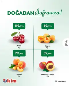 24 Haziran 2026 tarihinden itibaren geçerli olan Kim Market kataloğu önizlemesi
