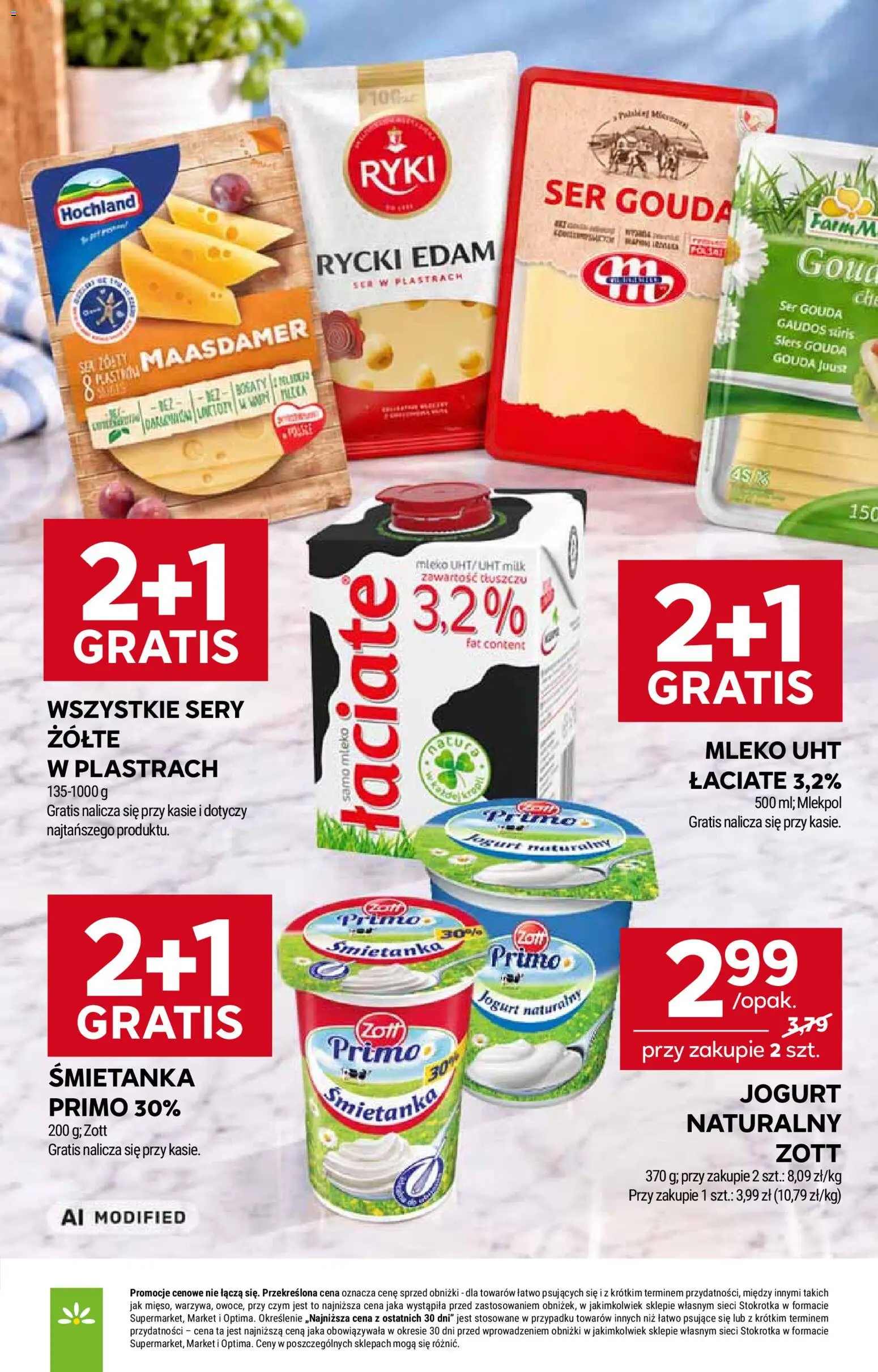 Stokrotka gazetka - Market od 01.10.2026 | Strona: 16 | Produkty: Jogurt naturalny, Sery, Mleko, Jogurt