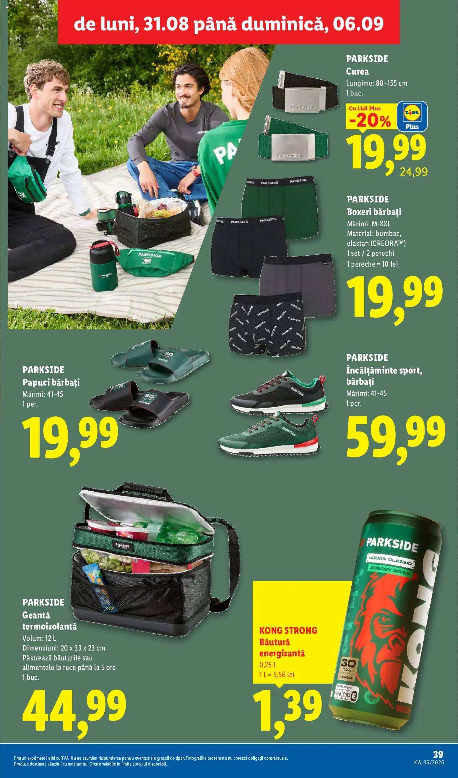 Noul catalog Lidl – valabil de la 31.08.2026 | Pagină: 39