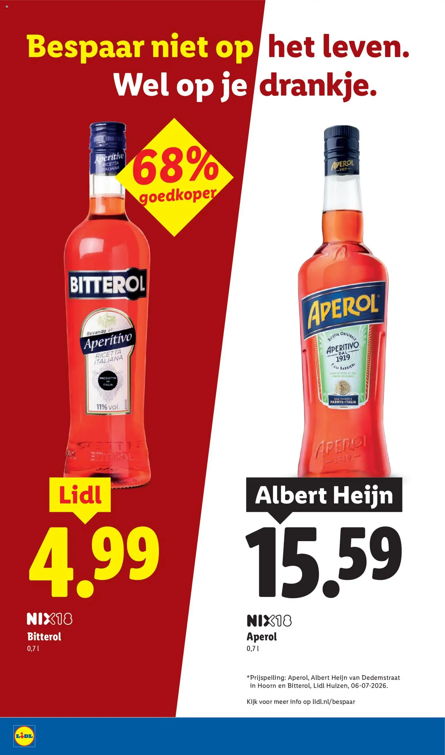 {H1} | Pagina: 46 | Producten: Bitterol, Aperol