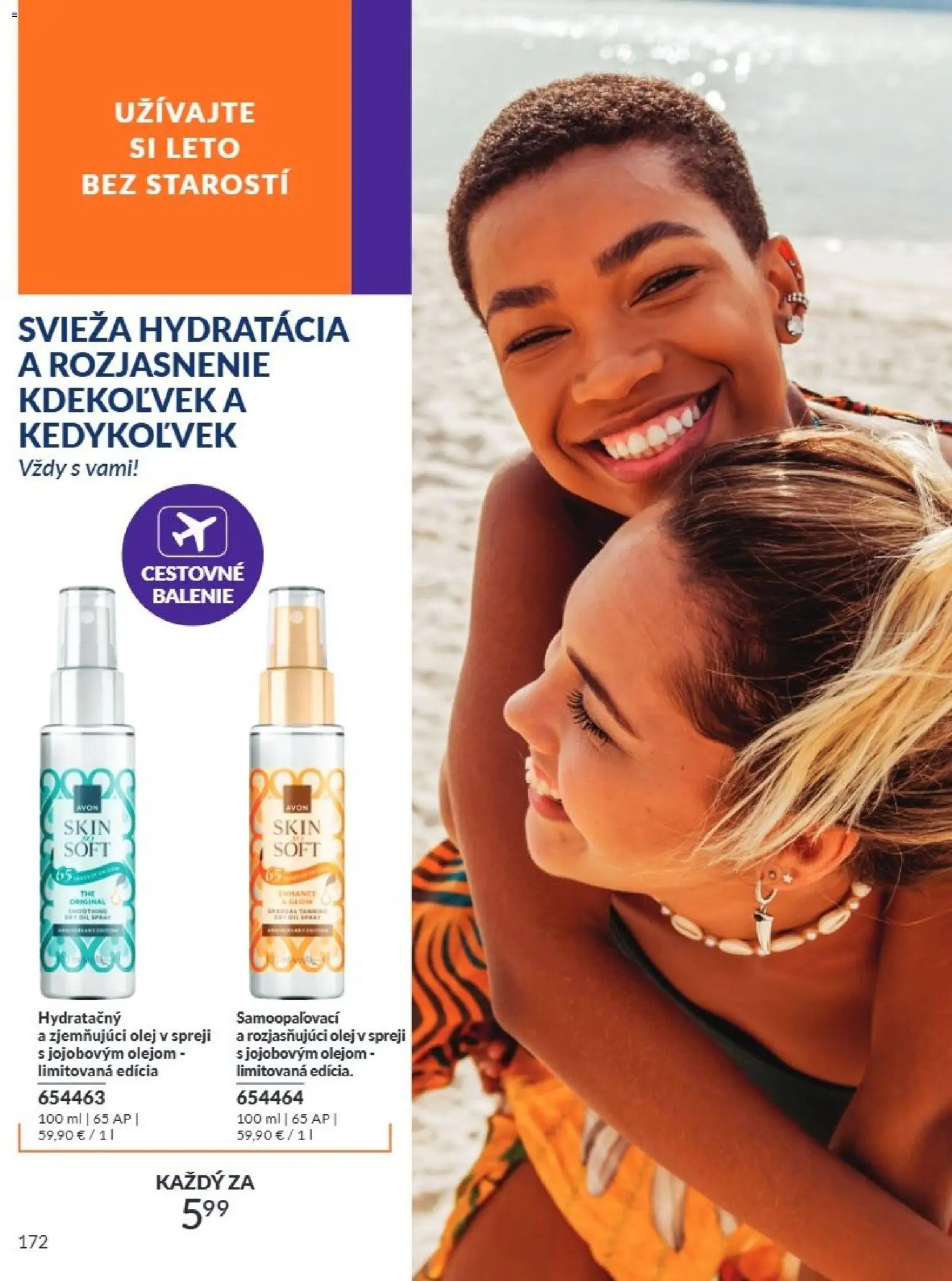 Nové Avon akcie – leták je platný od 01.07.2026 | Strana: 171 | Produkty: Olej, Olej v spreji