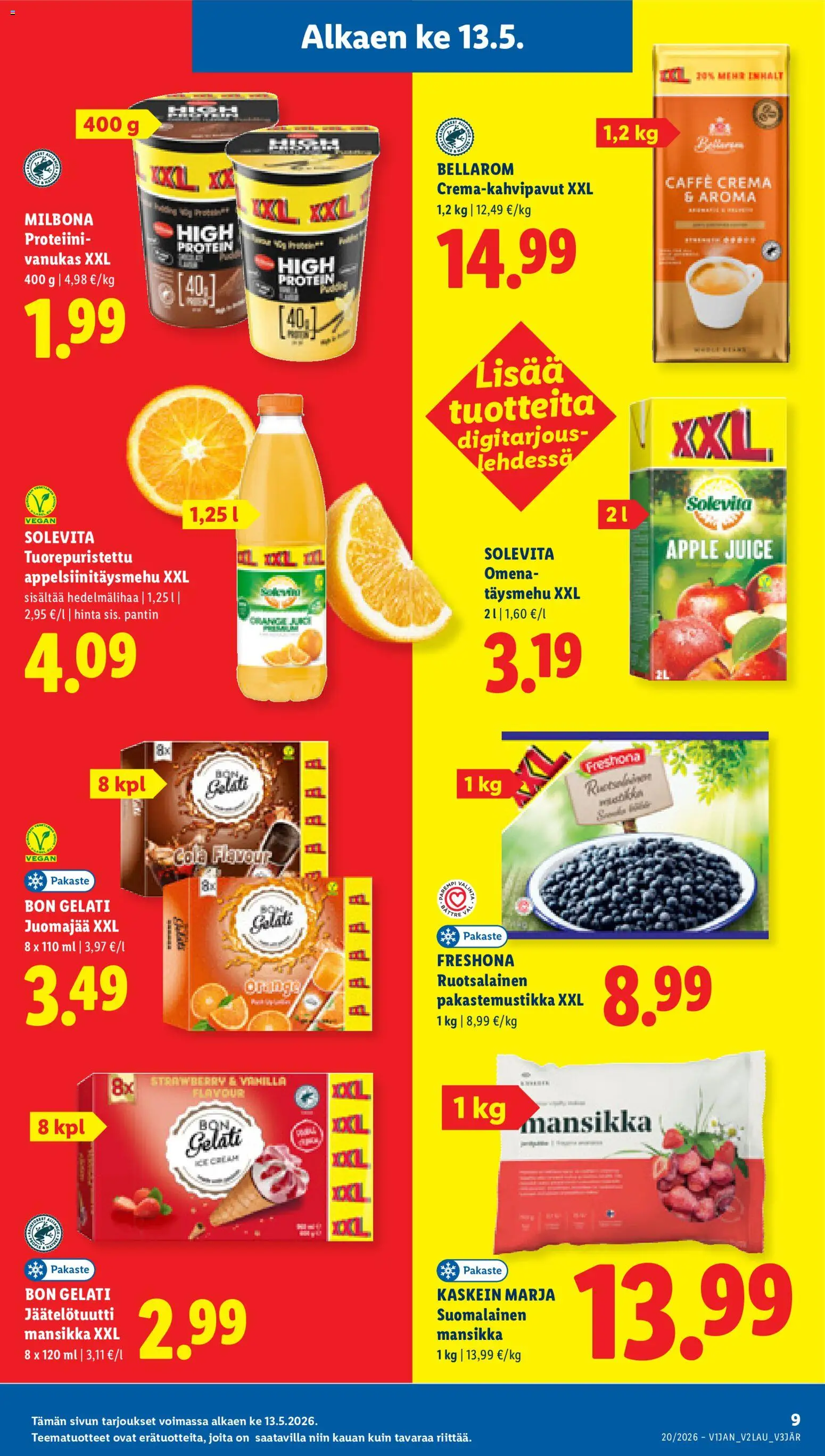 Lidl tarjoukset - Tampere – voimassa 13.05.2026 alkaen | Sivu: 9