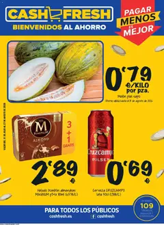 Vista previa Cash Fresh folleto Activación Agosto válido desde el 31/07/2026