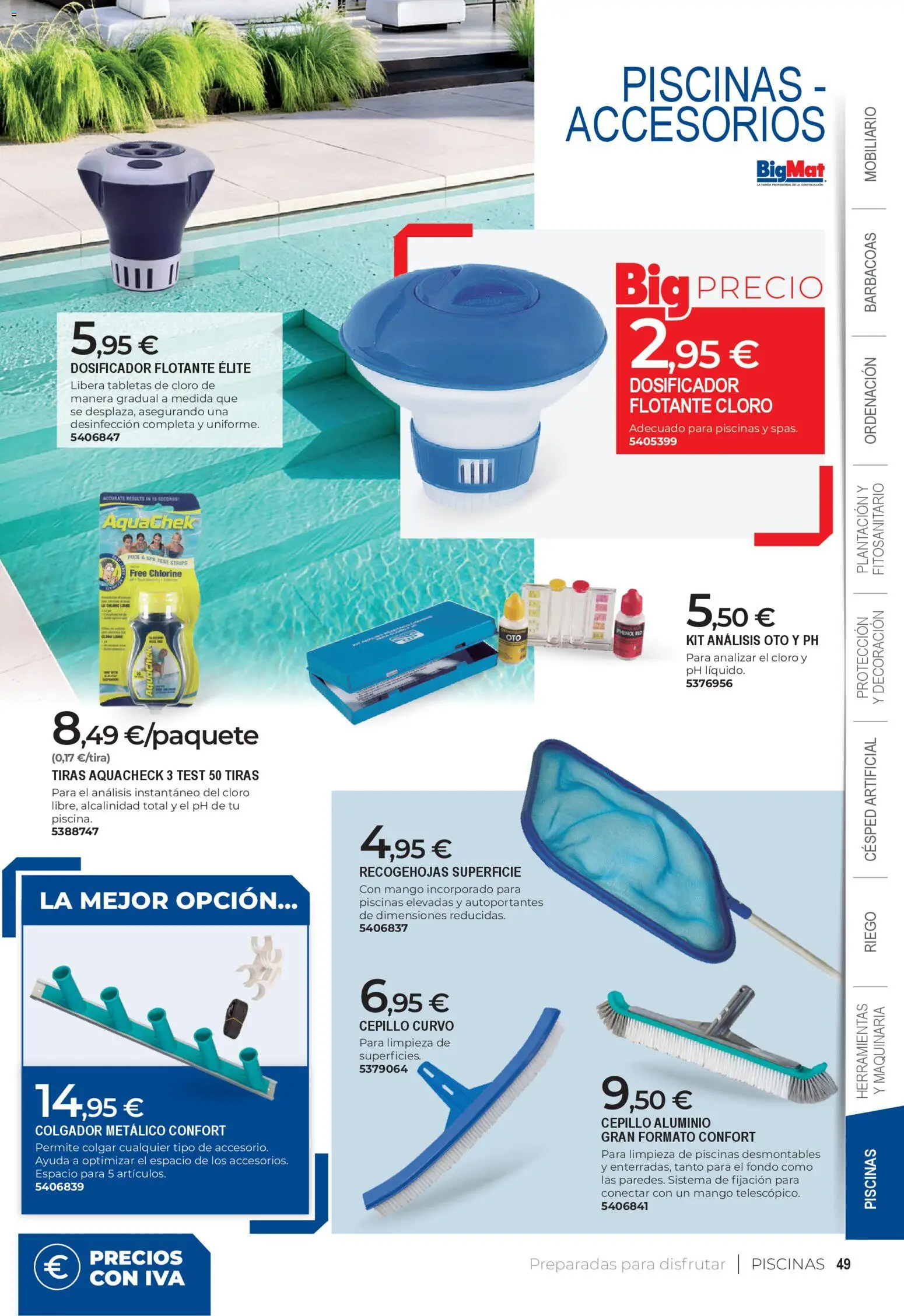 BigMat - Jardin y Piscinas 2026 │ válido desde el 23.03.2026 | Página: 49 | Productos: Cepillo, Ρούτερ