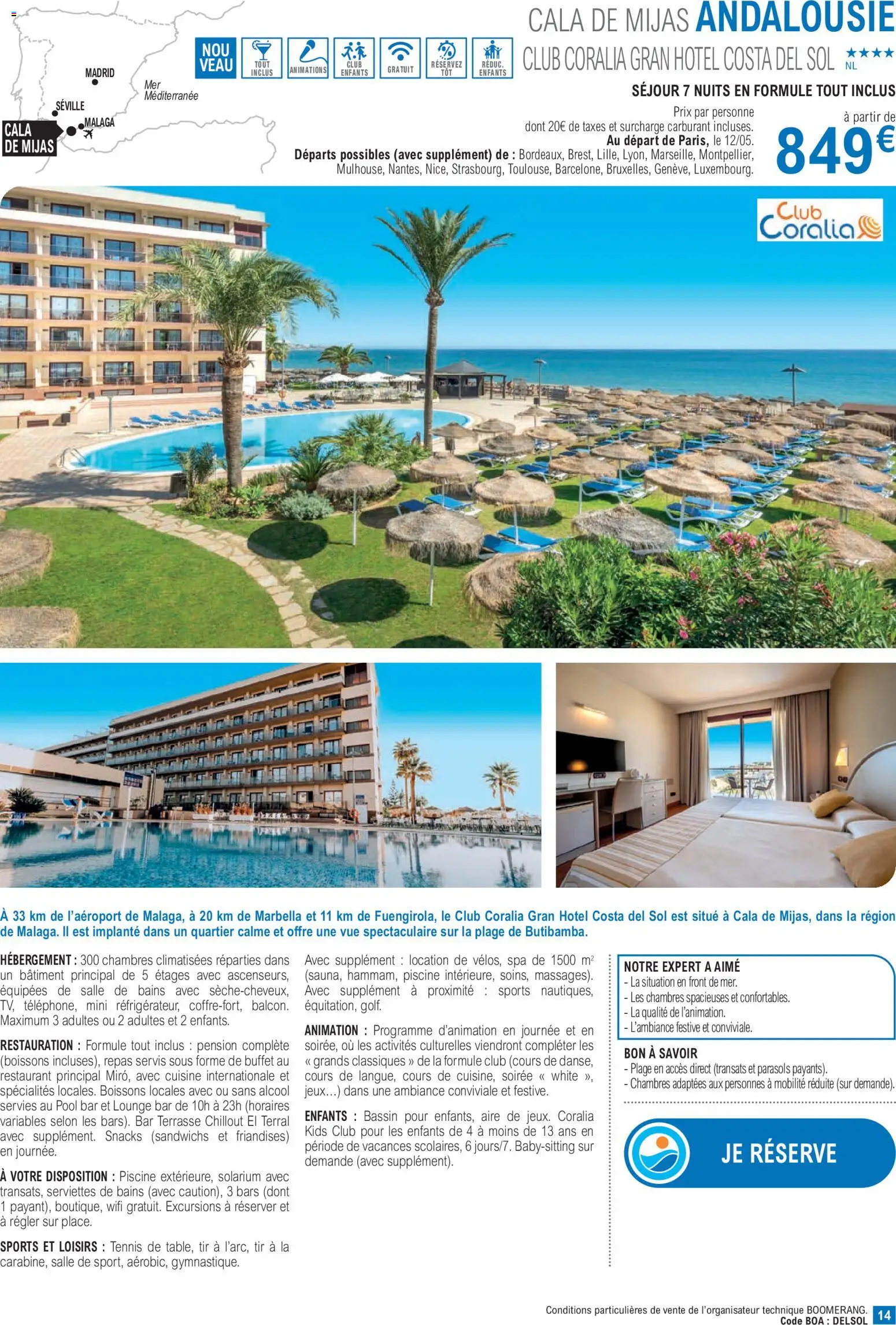 {H1} | Page: 14 | Produits: Alcool, Snacks, Buffet, Jeux