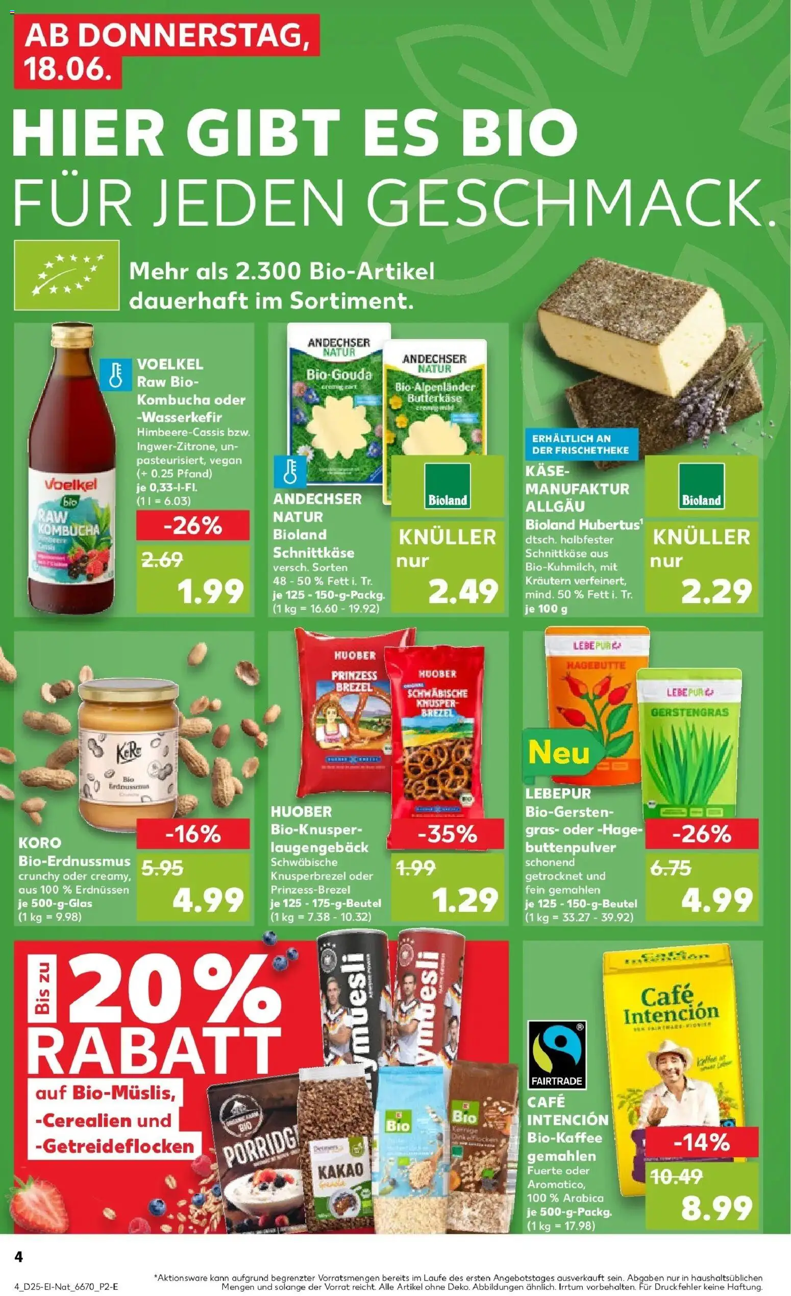 Kaufland Prospekt Wesel – gültig ab 18.06.2026 | Seite: 4 | Produkte: Käse, Gouda
