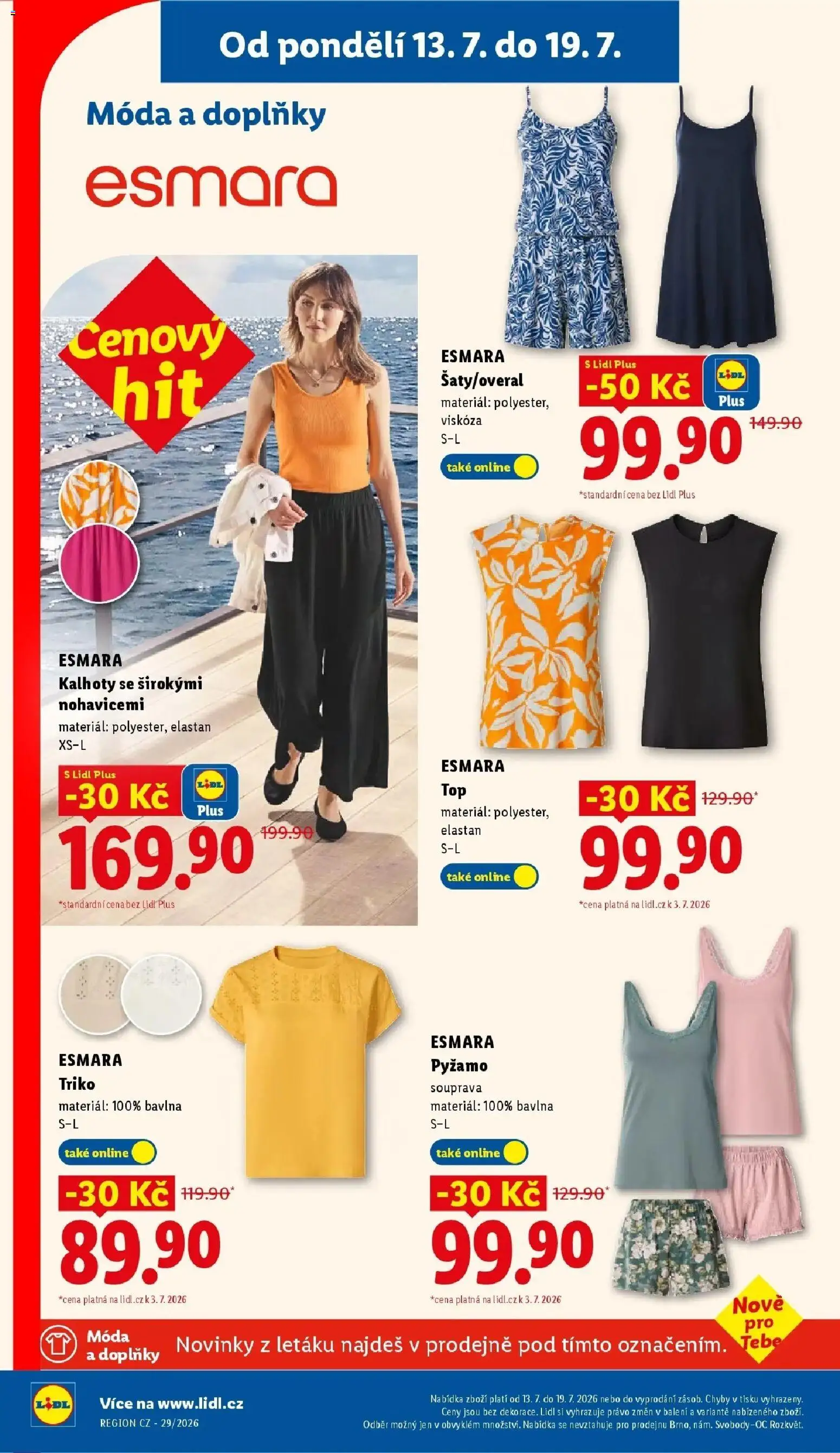 Lidl aktuální leták od 13.07.2026 | Strana: 36 | Produkty: Kalhoty, Pyžamo, Pants