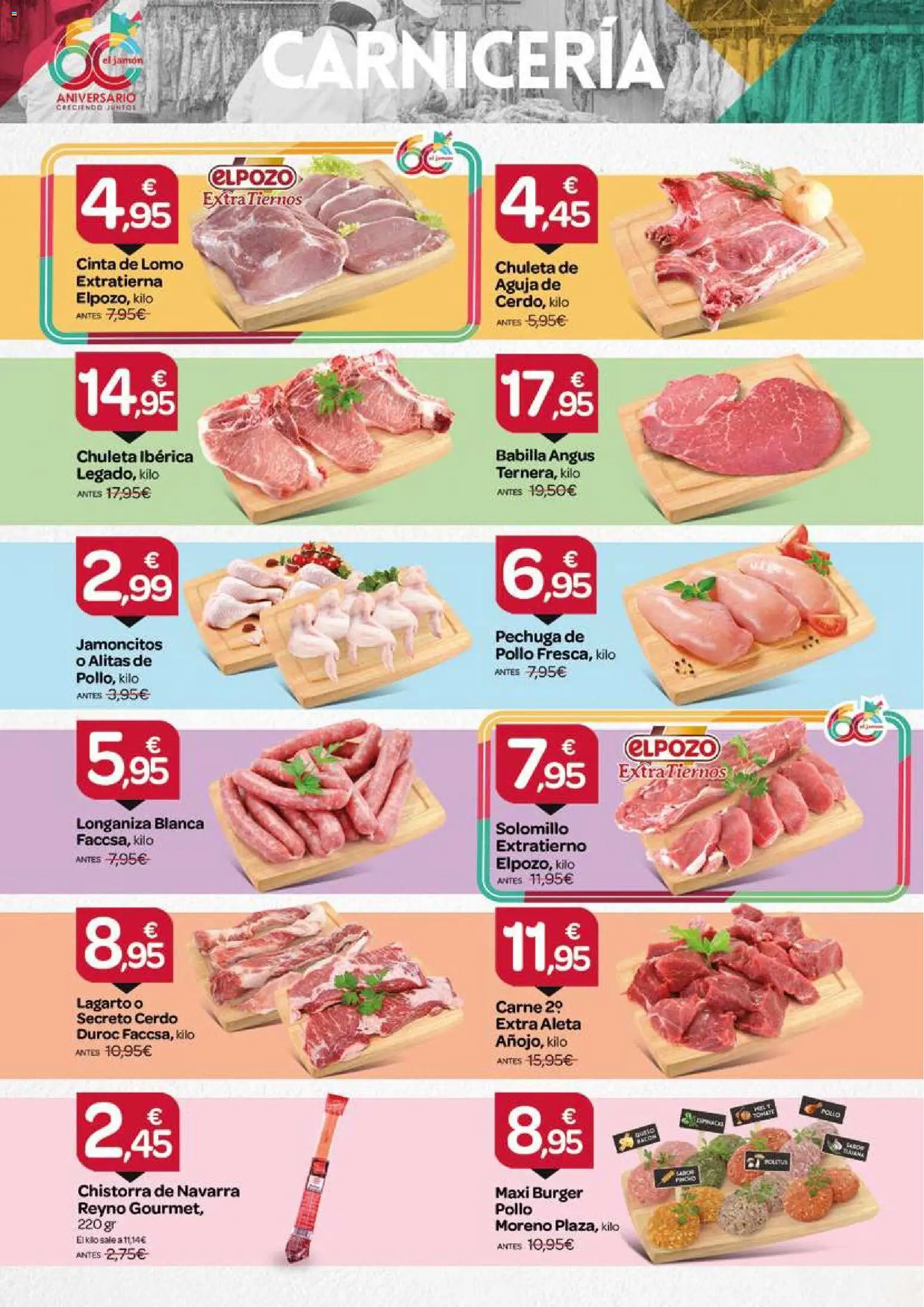 Supermercados El Jamón folleto │ válido desde el 30/07/2026 | Página: 2 | Productos: Cerdo, Longaniza
