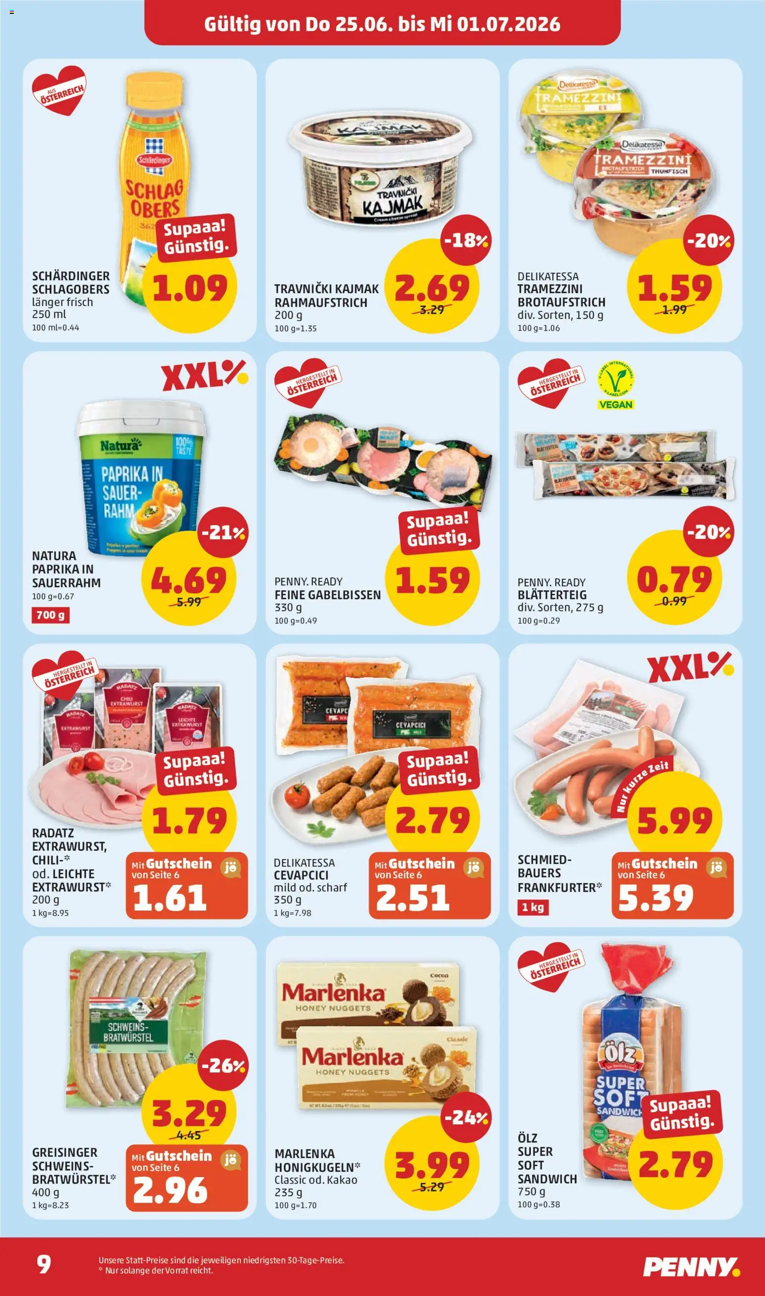 Penny Markt Flugblatt gültig ab 25.06.2026 | Seite: 9