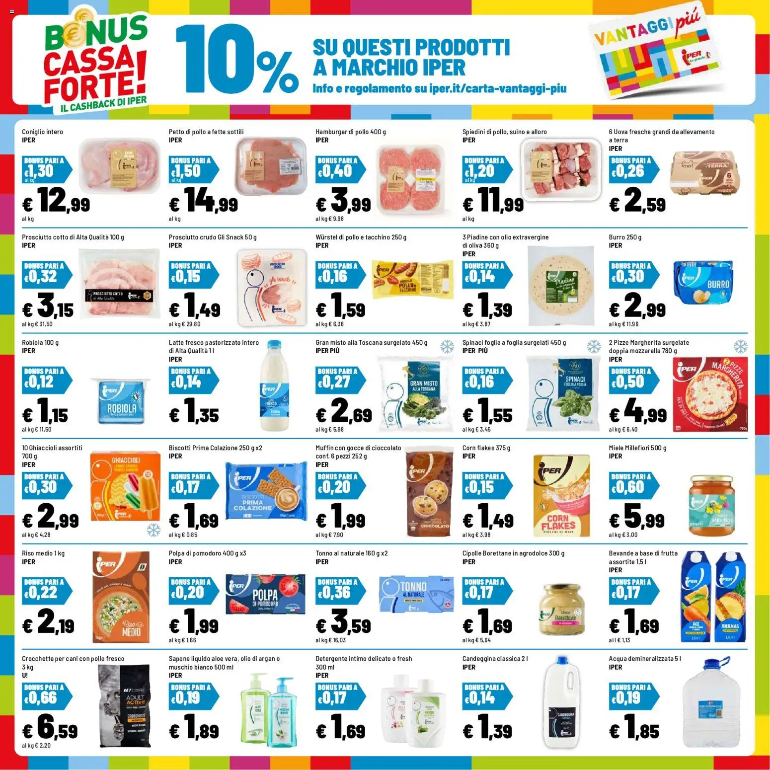 Volantino Iper del 19/08/2026 | Pagina: 19 | Prodotti: Sapone, Wurstel, Muffin, Coniglio