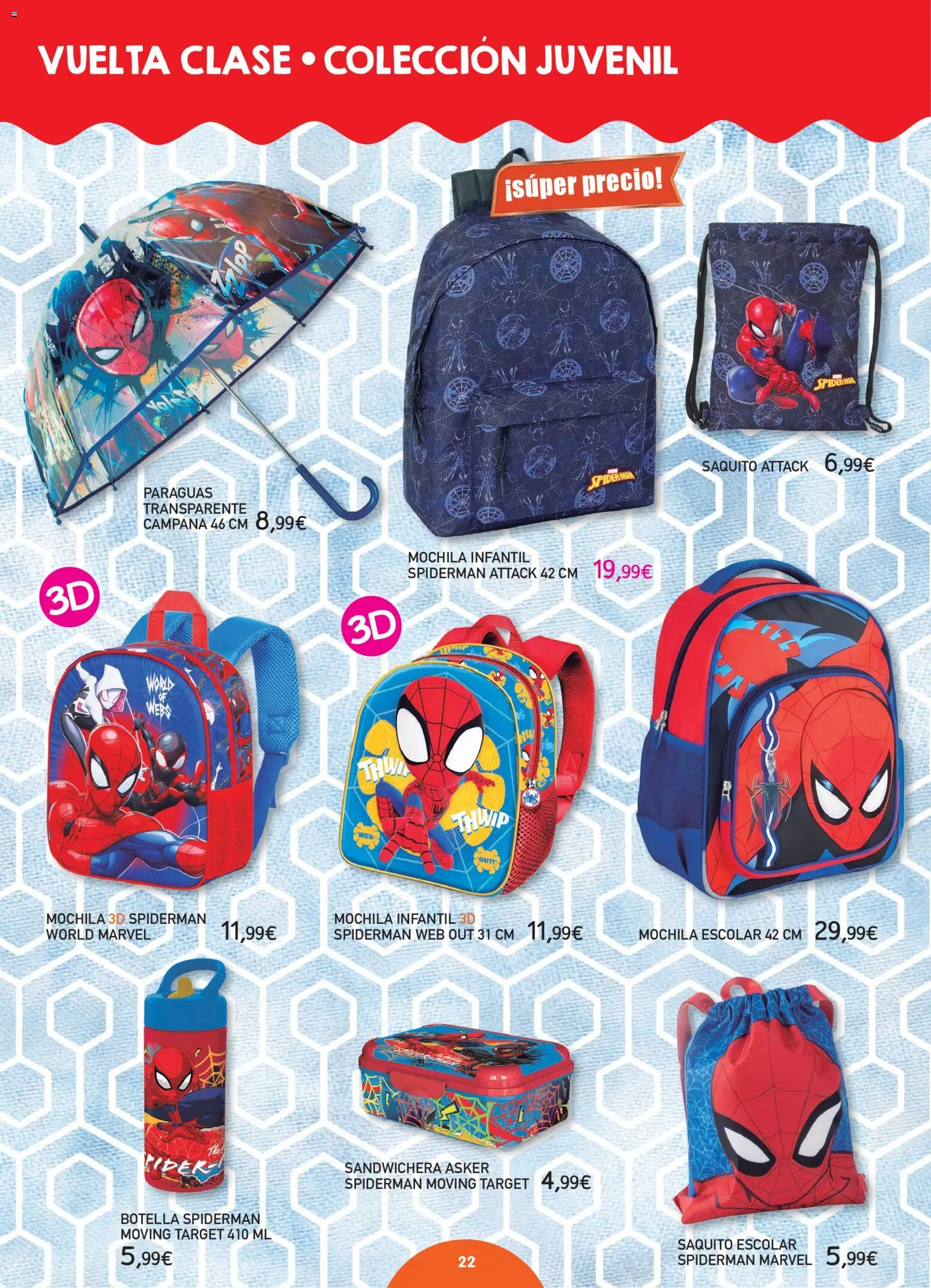 Toy Planet catálogo de Vuelta a Clase │ válido desde el 10/08/2026 | Página: 22 | Productos: Mochila, Sandwichera