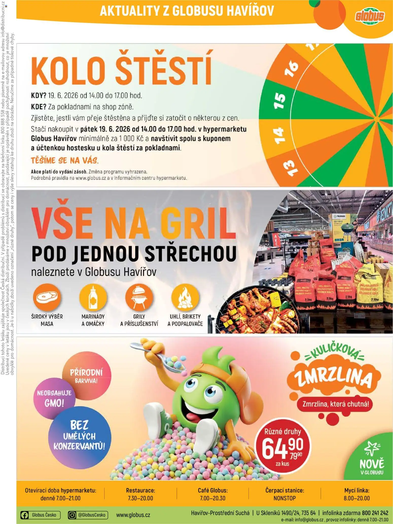 Globus leták - Havířov od 10.06.2026 | Strana: 47 | Produkty: Globus, Zmrzlina, Kolo, Kola