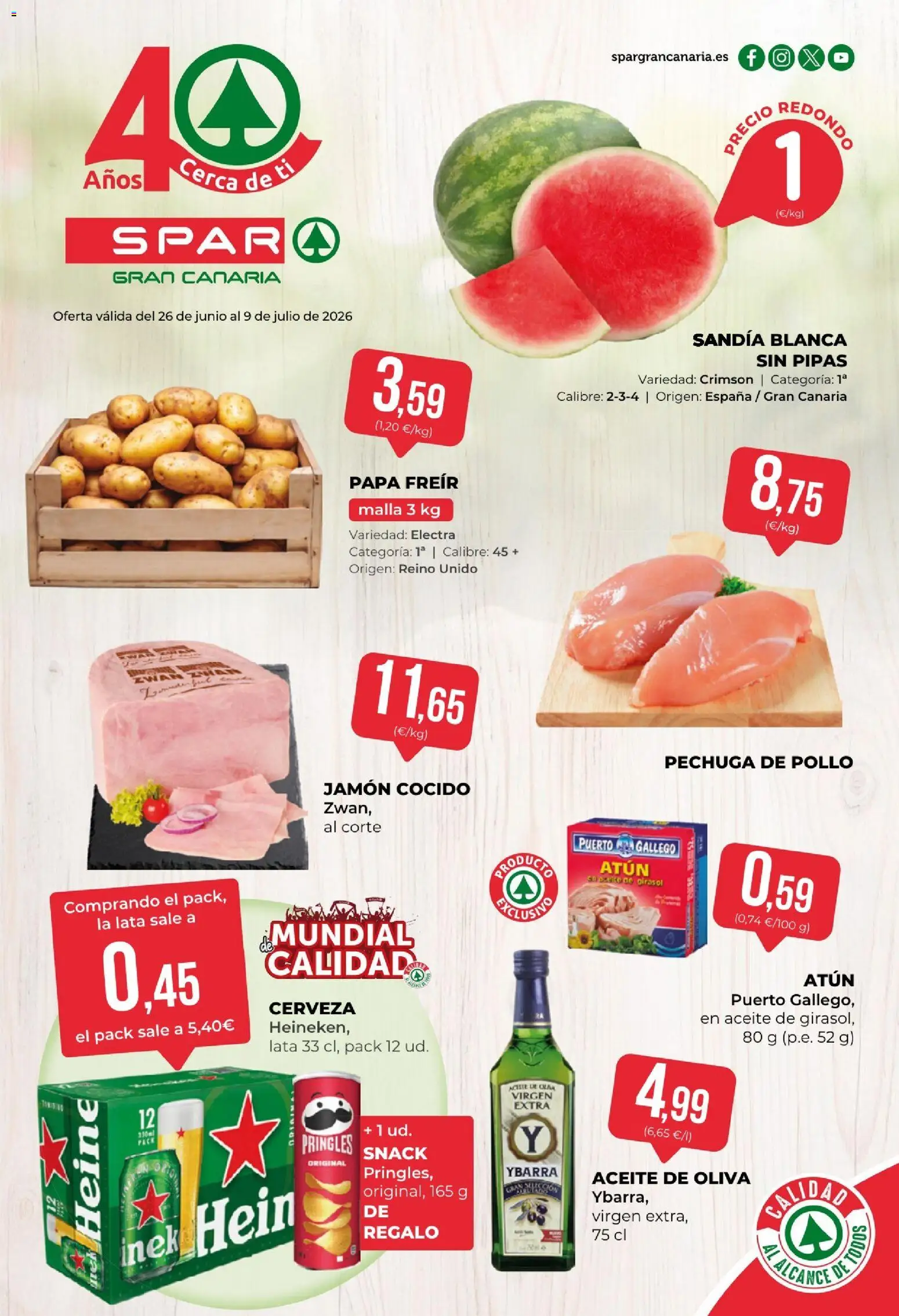 Spar folleto │ válido desde el 26/06/2026 | Página: 1