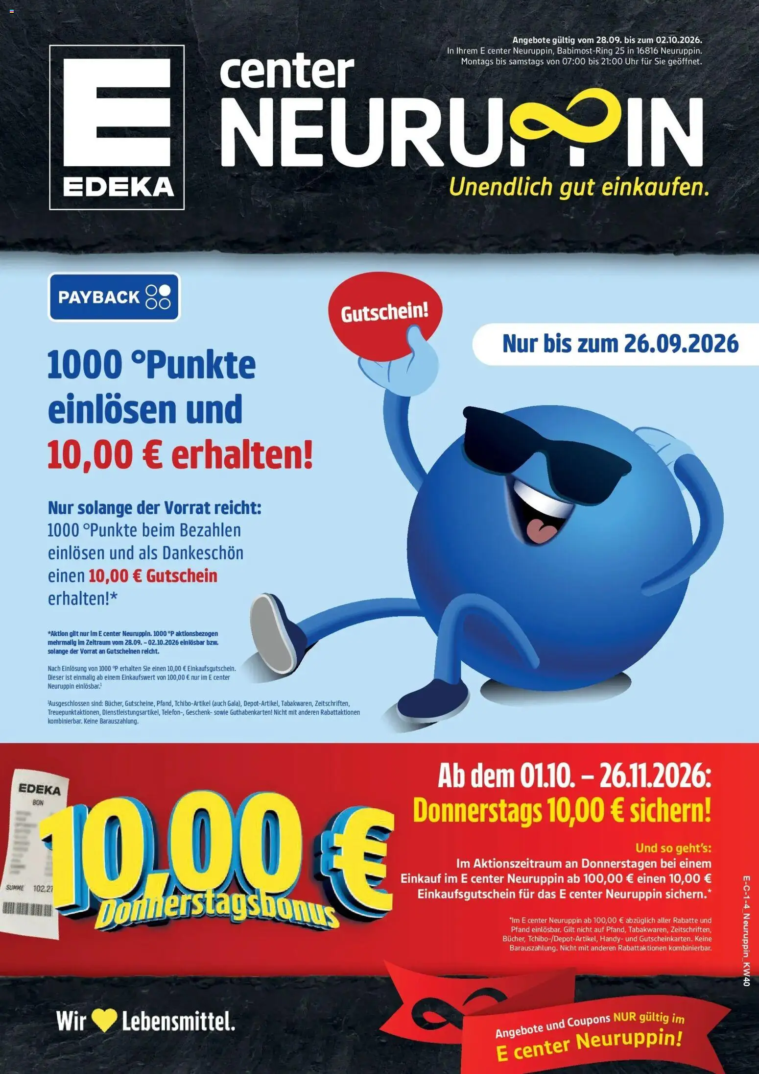 Edeka Prospekt Neuruppin (ab 28.09.2026) » Angebote Online | Seite: 1 | Produkte: Uhr