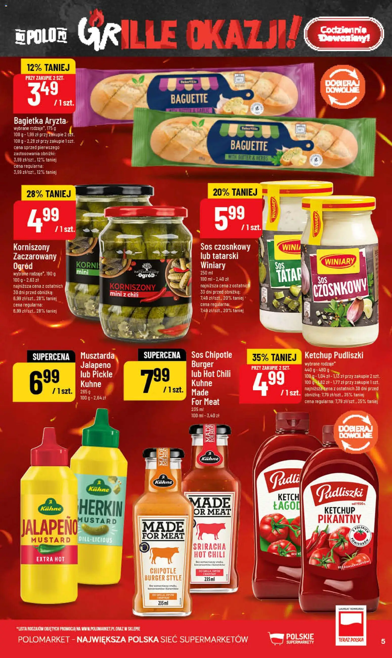 POLOmarket gazetka od 03.06.2026 | Strona: 5 | Produkty: Chili, Bagietka, Tatar, Sos