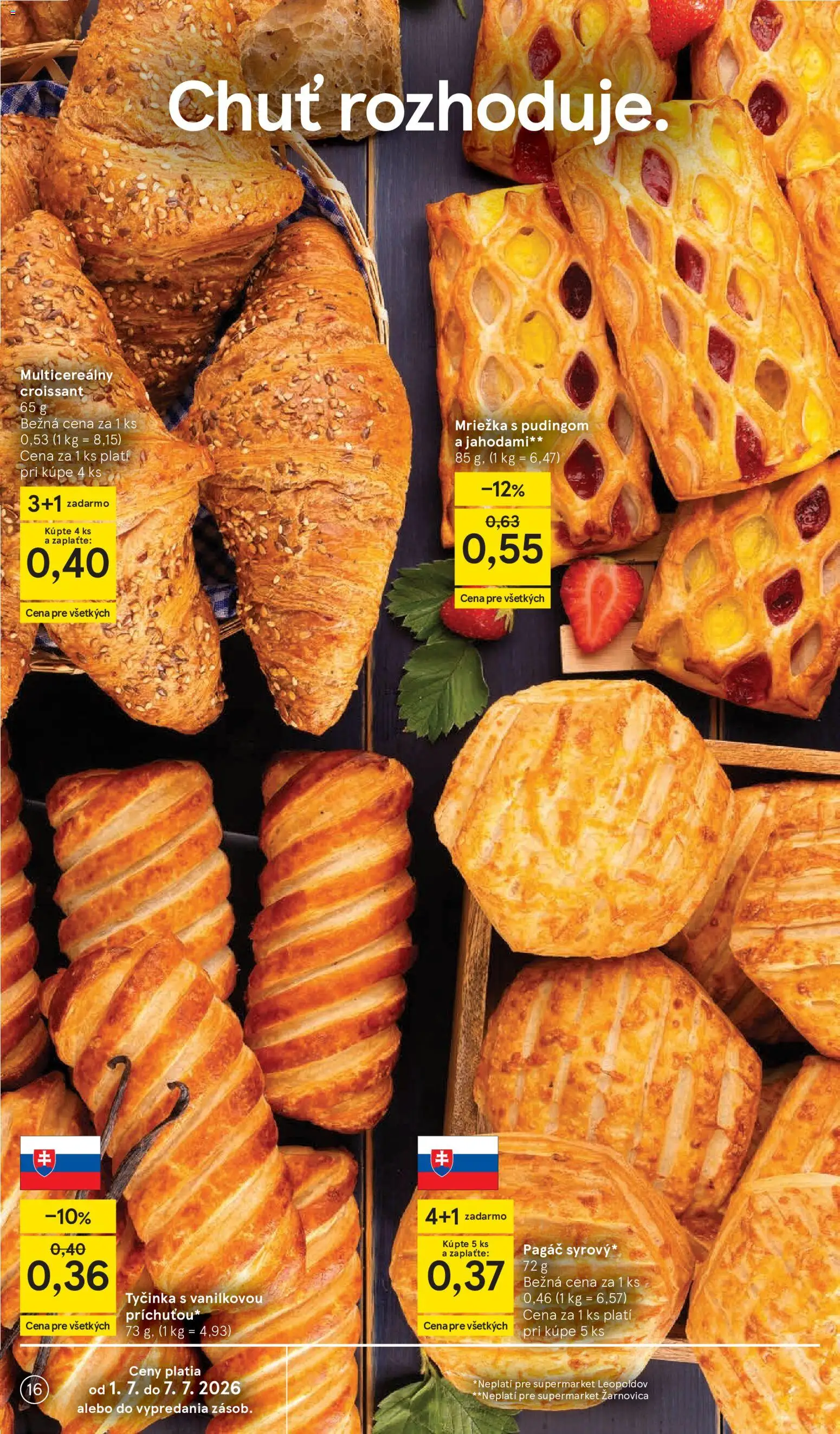 Nové Tesco akcie – leták je platný od 01.07.2026 | Strana: 16