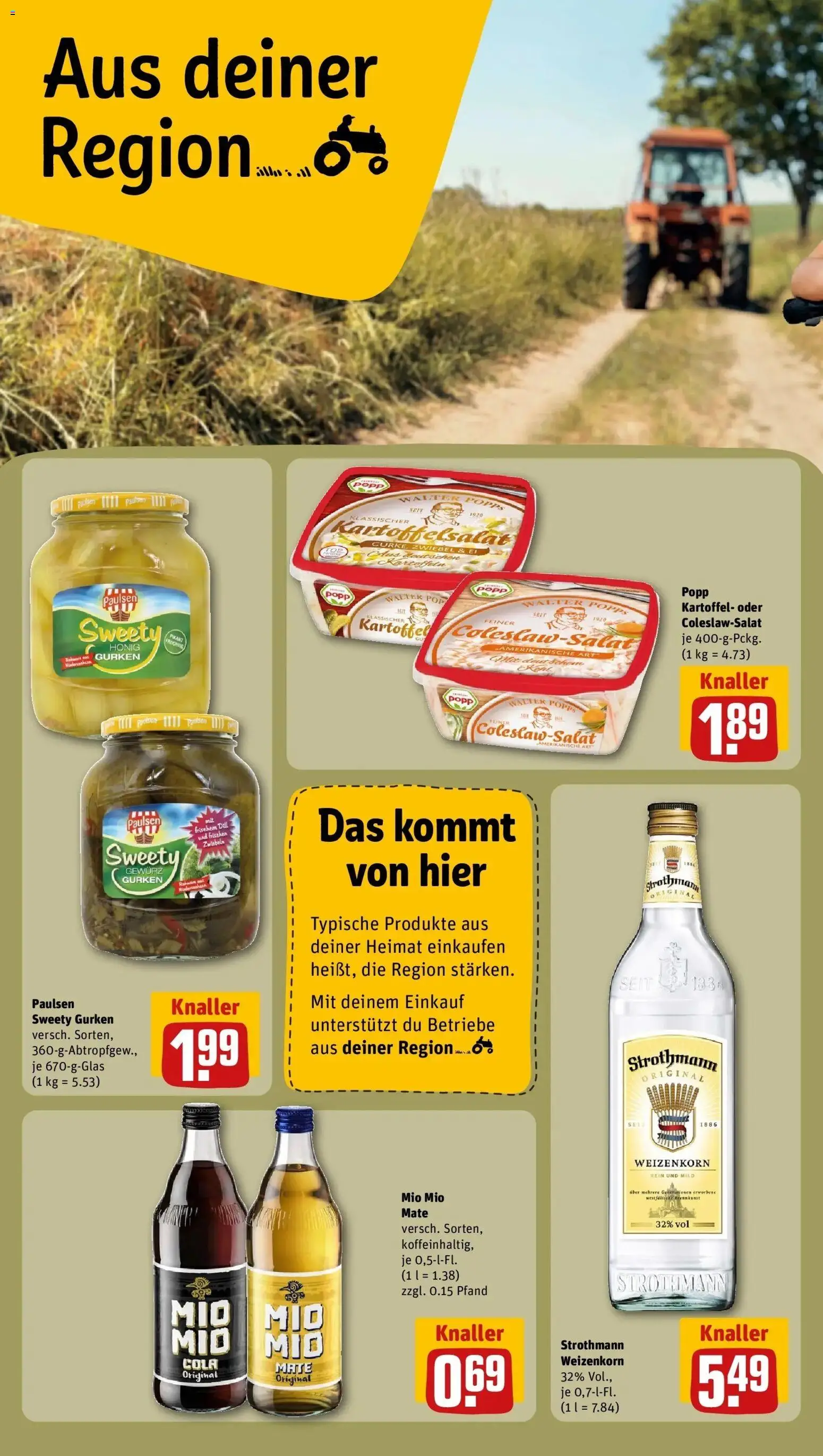 Rewe Prospekt Gütersloh – gültig ab 27.07.2026 | Seite: 24 | Produkte: Cola, Zwiebeln, Dill, Gurken