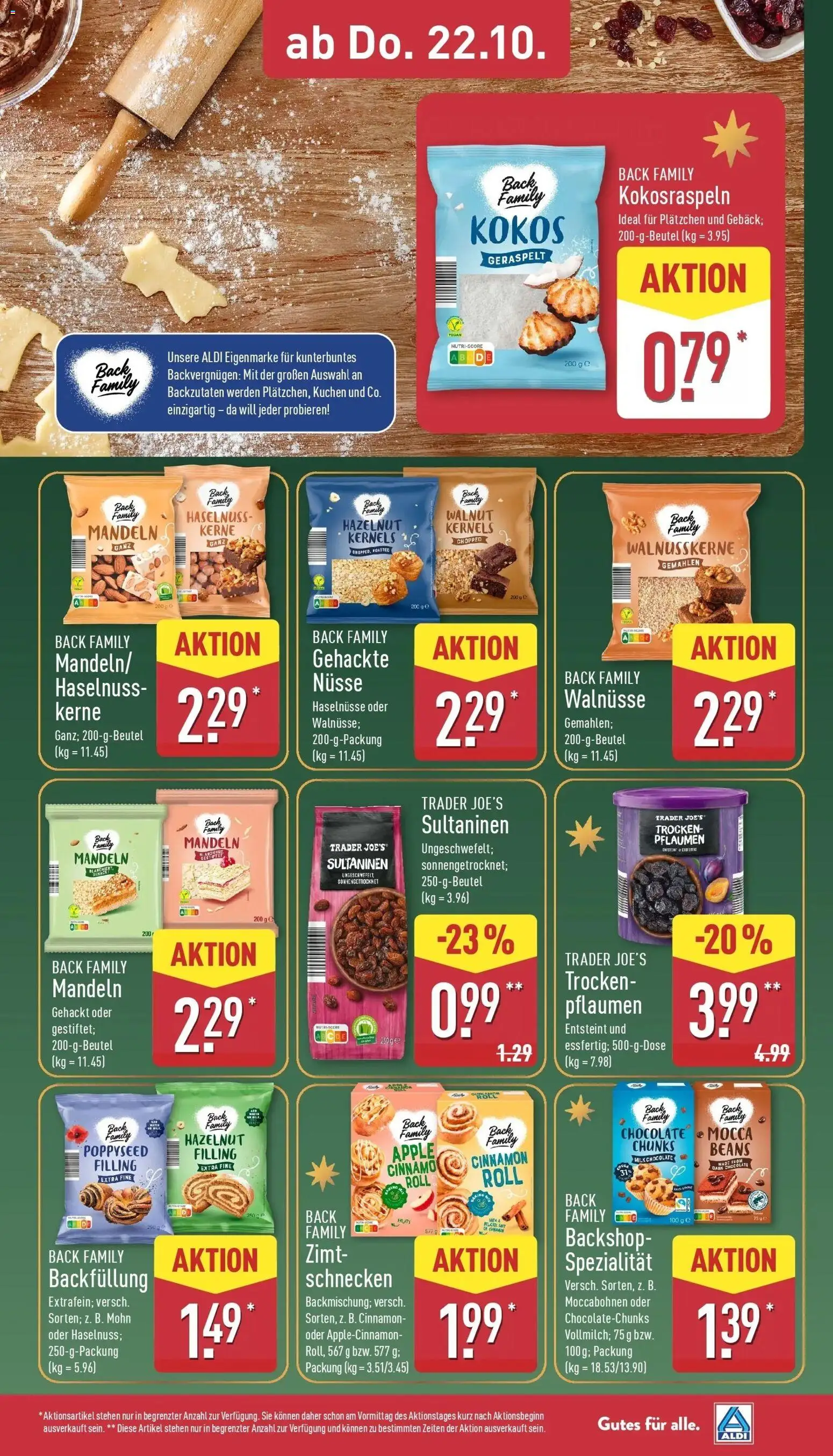 Aldi Aktueller Prospekt (ab 19.10.2026) » Angebote Online | Seite: 27 | Produkte: Walnüsse, Pflaumen, Apple, Nüsse