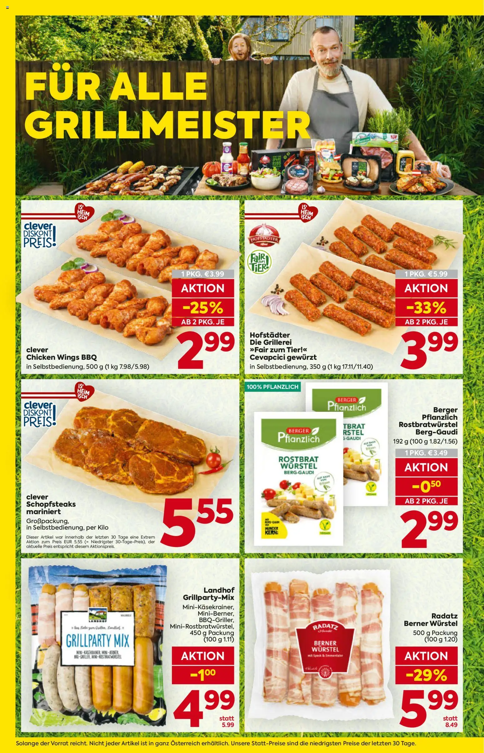 Billa AT akciós ujság - amely érvényes a következő dátumtól: 2026.08.13. | Oldal: 4 | Termékek: BBQ
