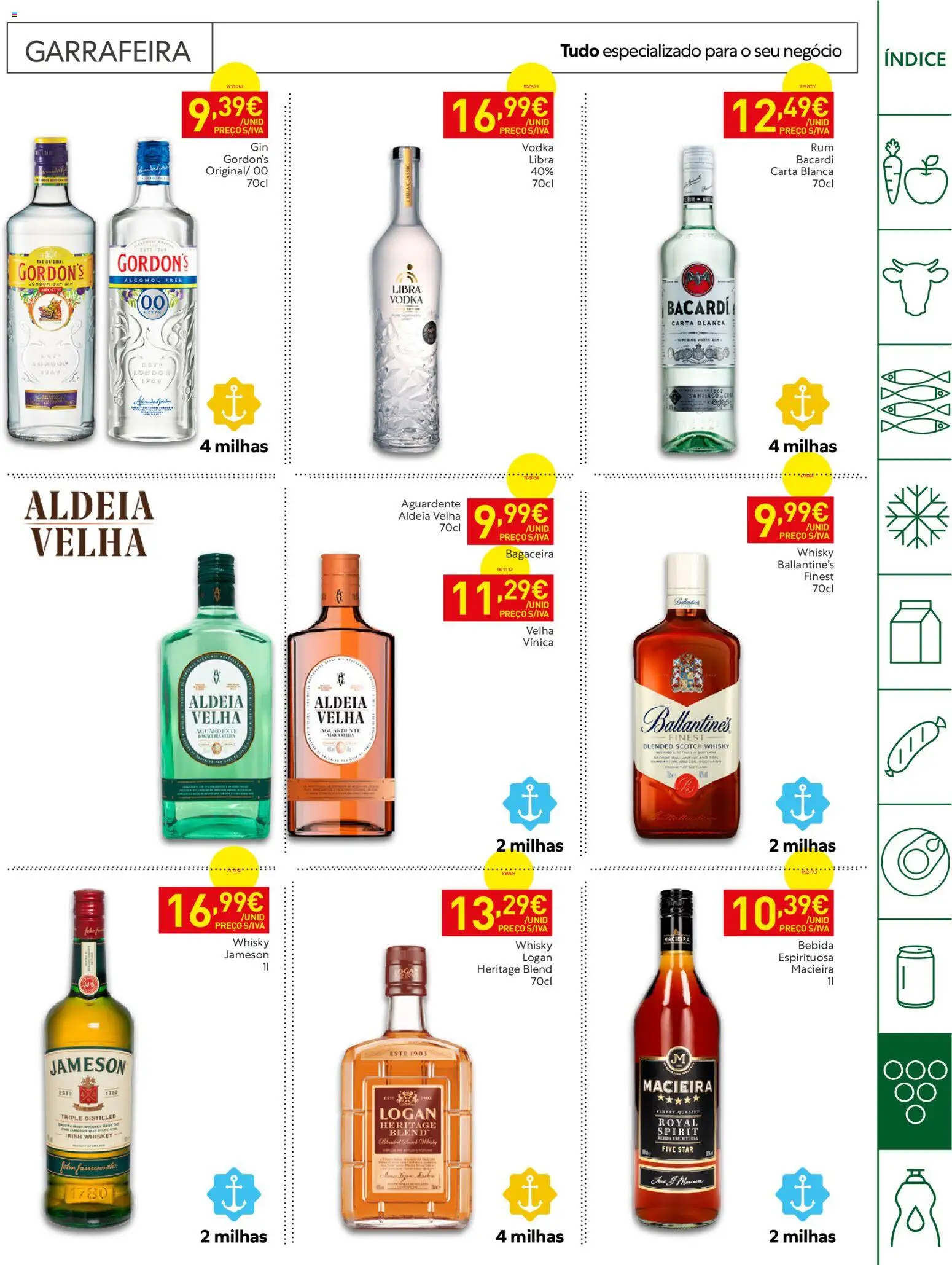Recheio Horeca │ válido de 29/09/2026 | Página: 23 | Produtos: Whisky, Gin, Ballantine's, Bebida