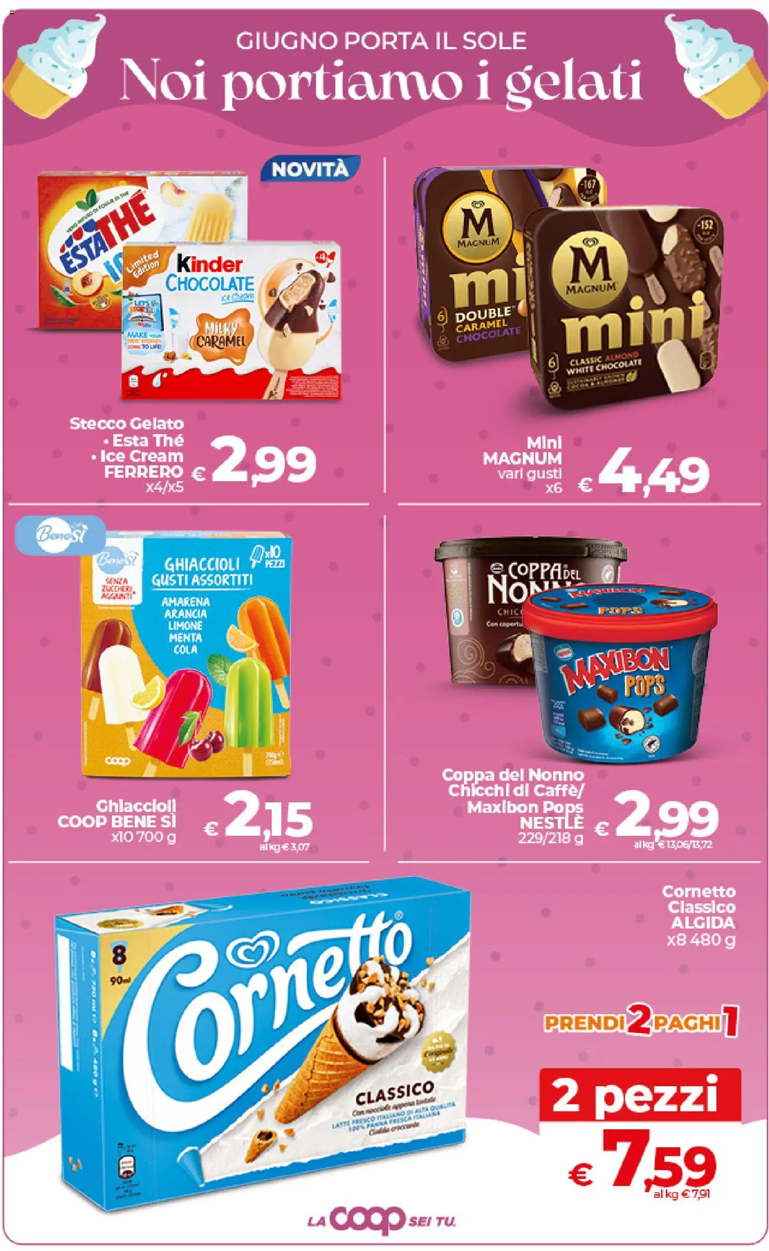 Volantino Ipercoop del 09.06.2026 | Pagina: 31 | Prodotti: Gelato, The, Arancia, Amarena