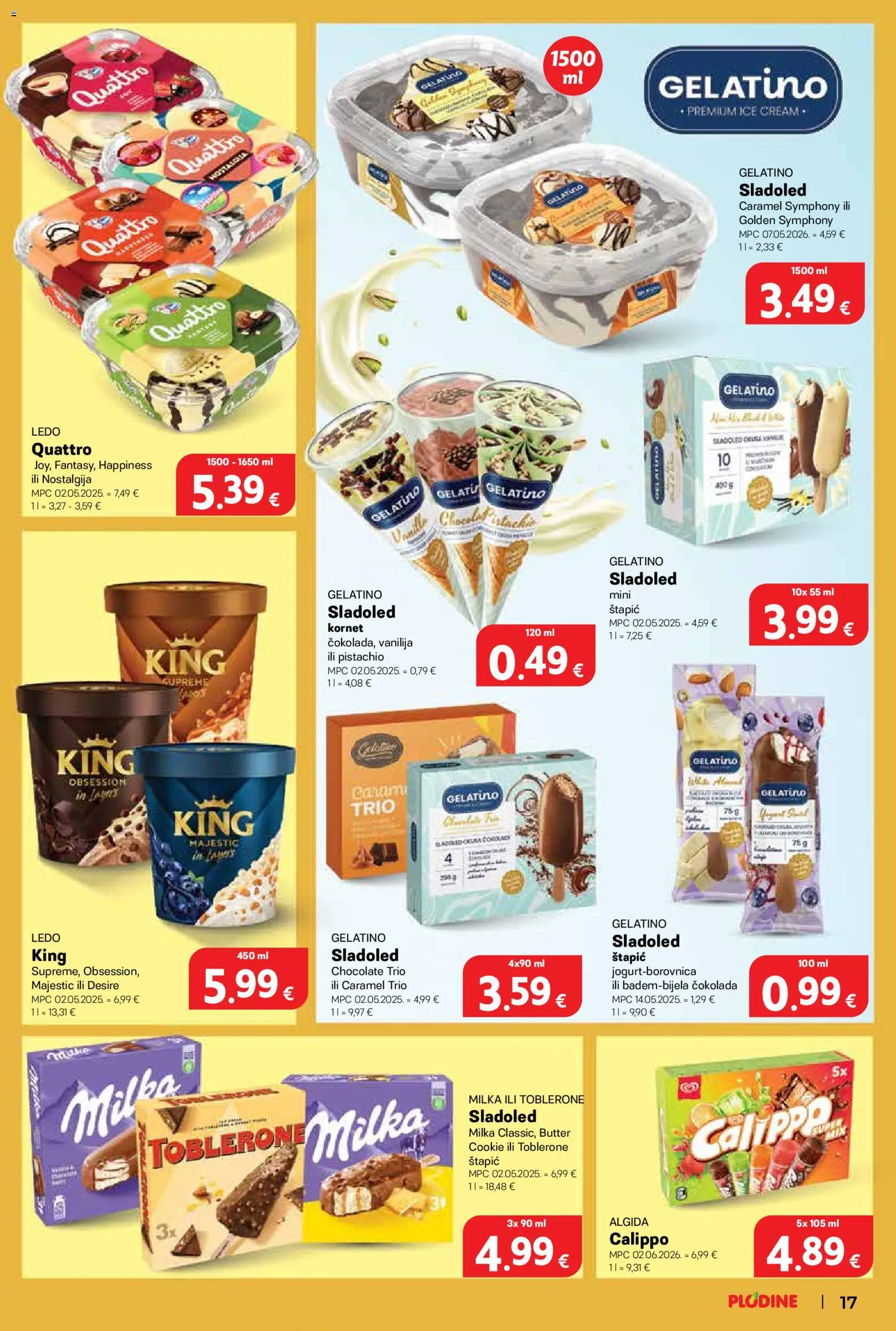 Plodine katalog | vrijedi od 01.07.2026 | Stranica: 17