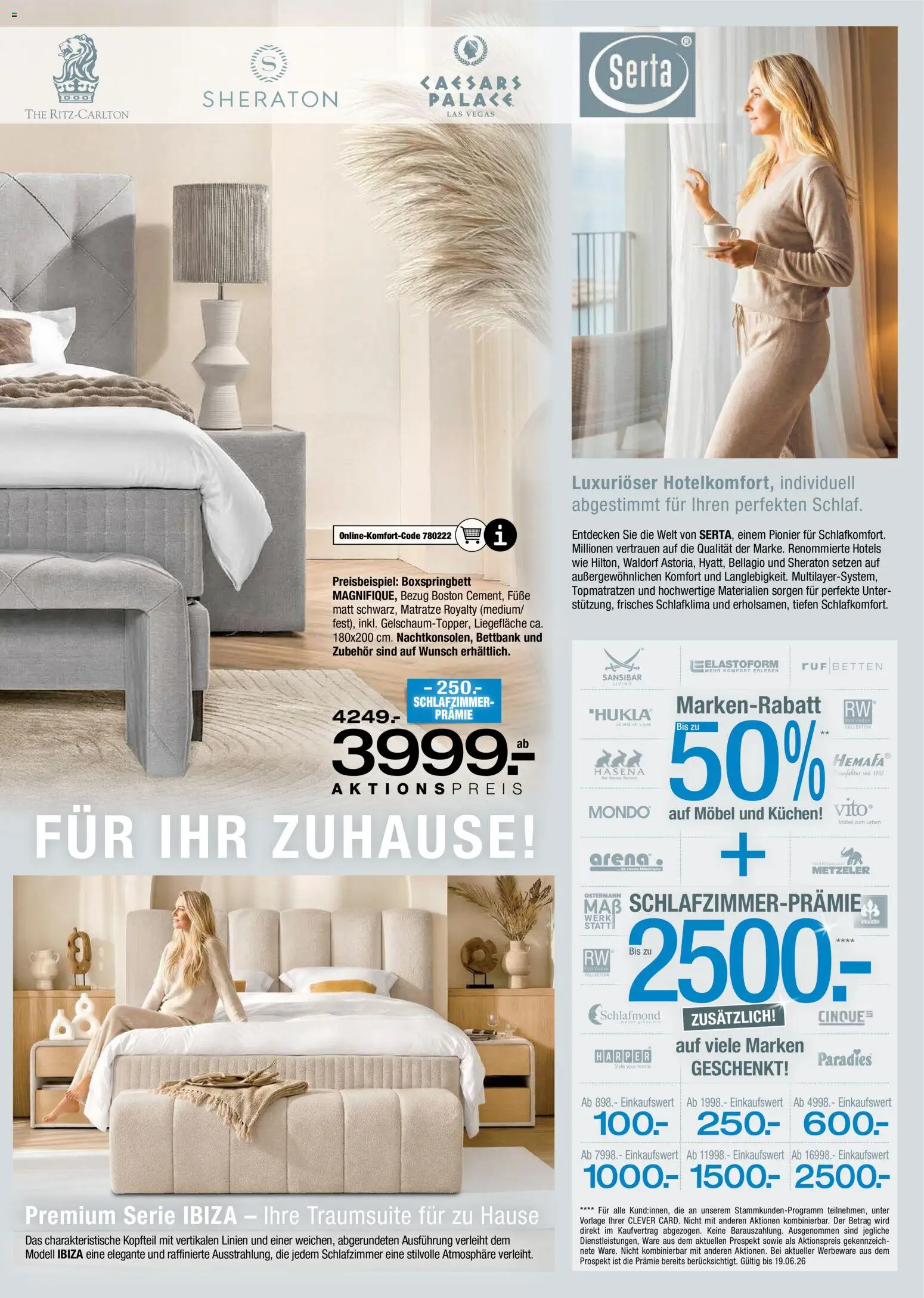 Ostermann Schlafen-spezial – gültig ab 28.05.2026 | Seite: 15 | Produkte: Matratze, Boxspringbett, Kuchen