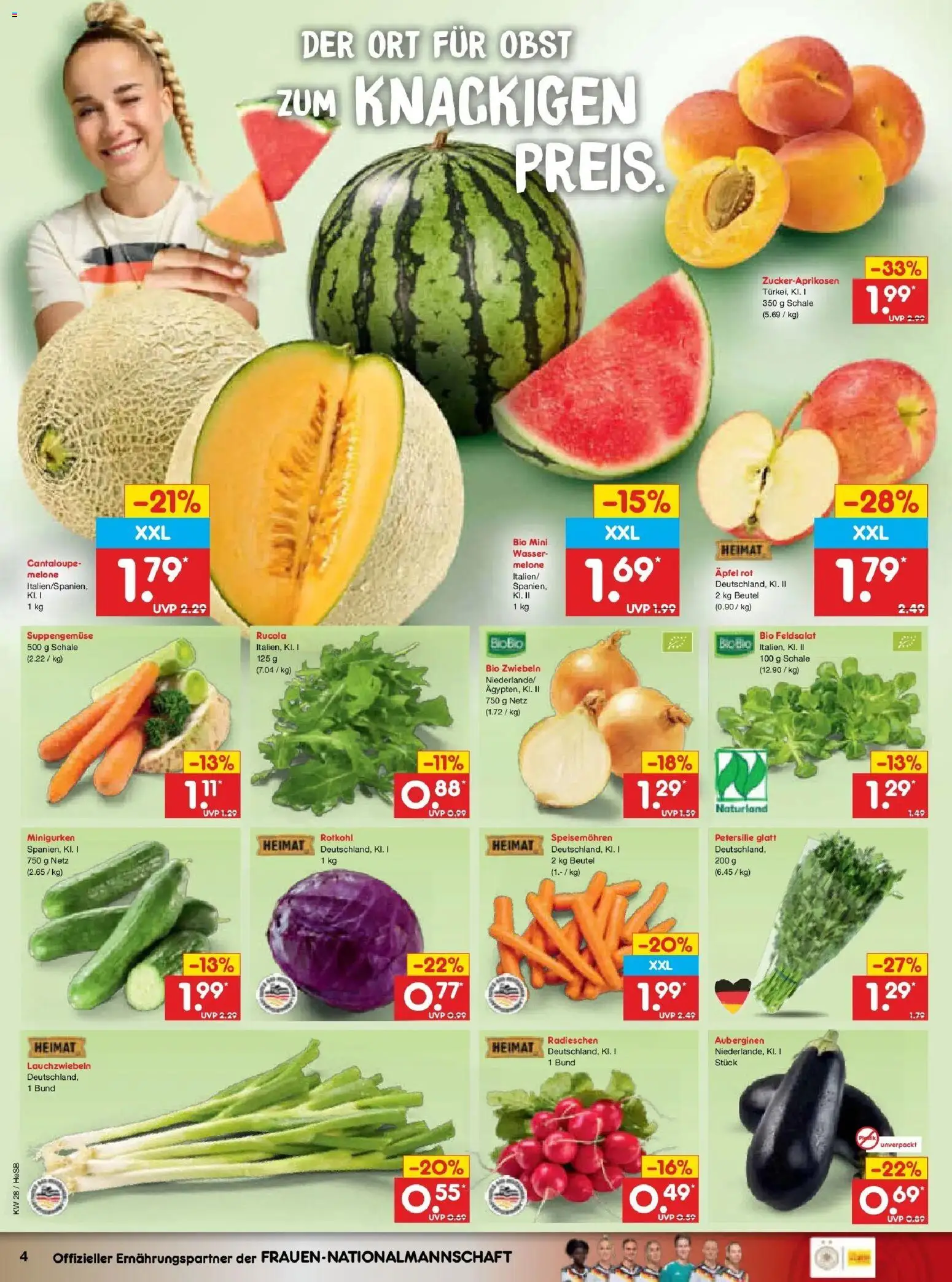 Netto Marken-Discount - Netto: Wochenangebote – gültig ab 05.07.2026 | Seite: 6 | Produkte: Rotkohl, Rucola, Wasser, Petersilie