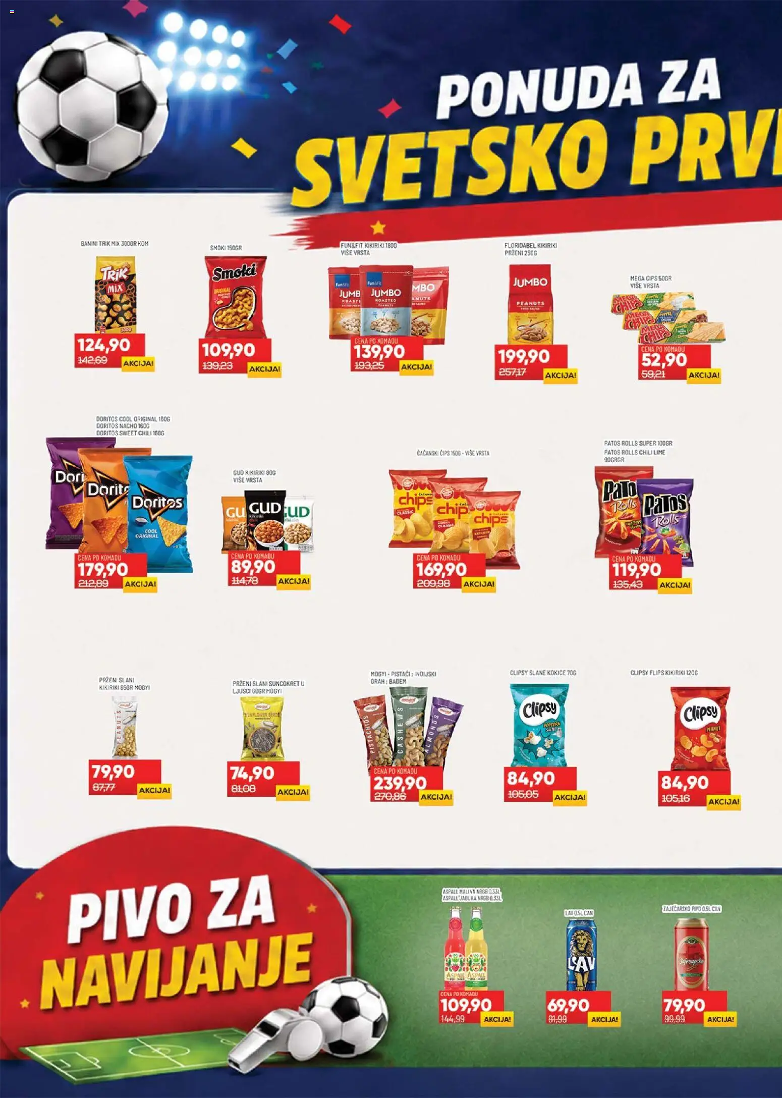 Medius katalog - važi od 30.06.2026 | Strana: 12 | Proizvode: Smoki, Zaječarsko pivo, Kikiriki, Pivo