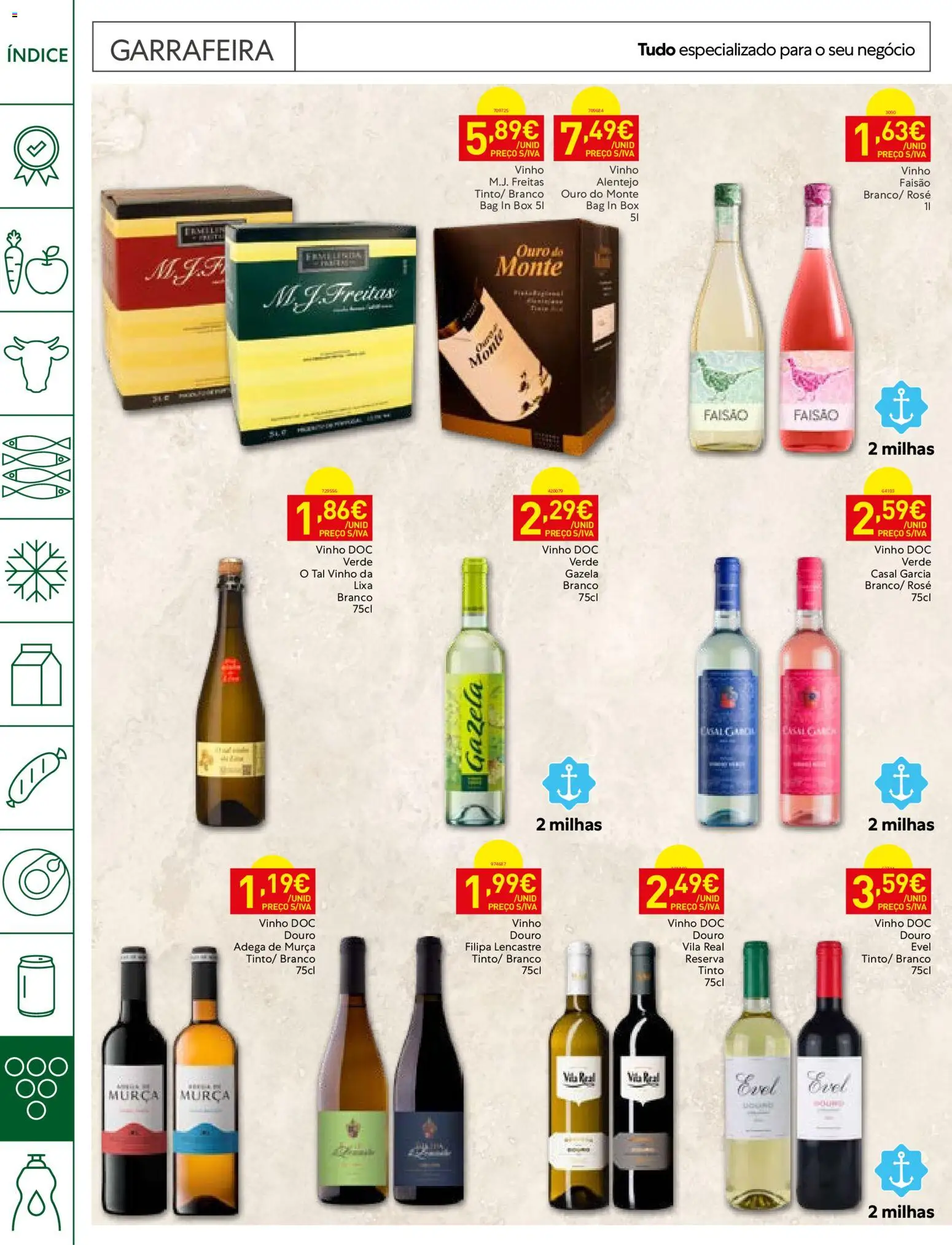 Recheio folheto Horeca │ válido de 13/10/2026 | Página: 22 | Produtos: Lixa, Vinho