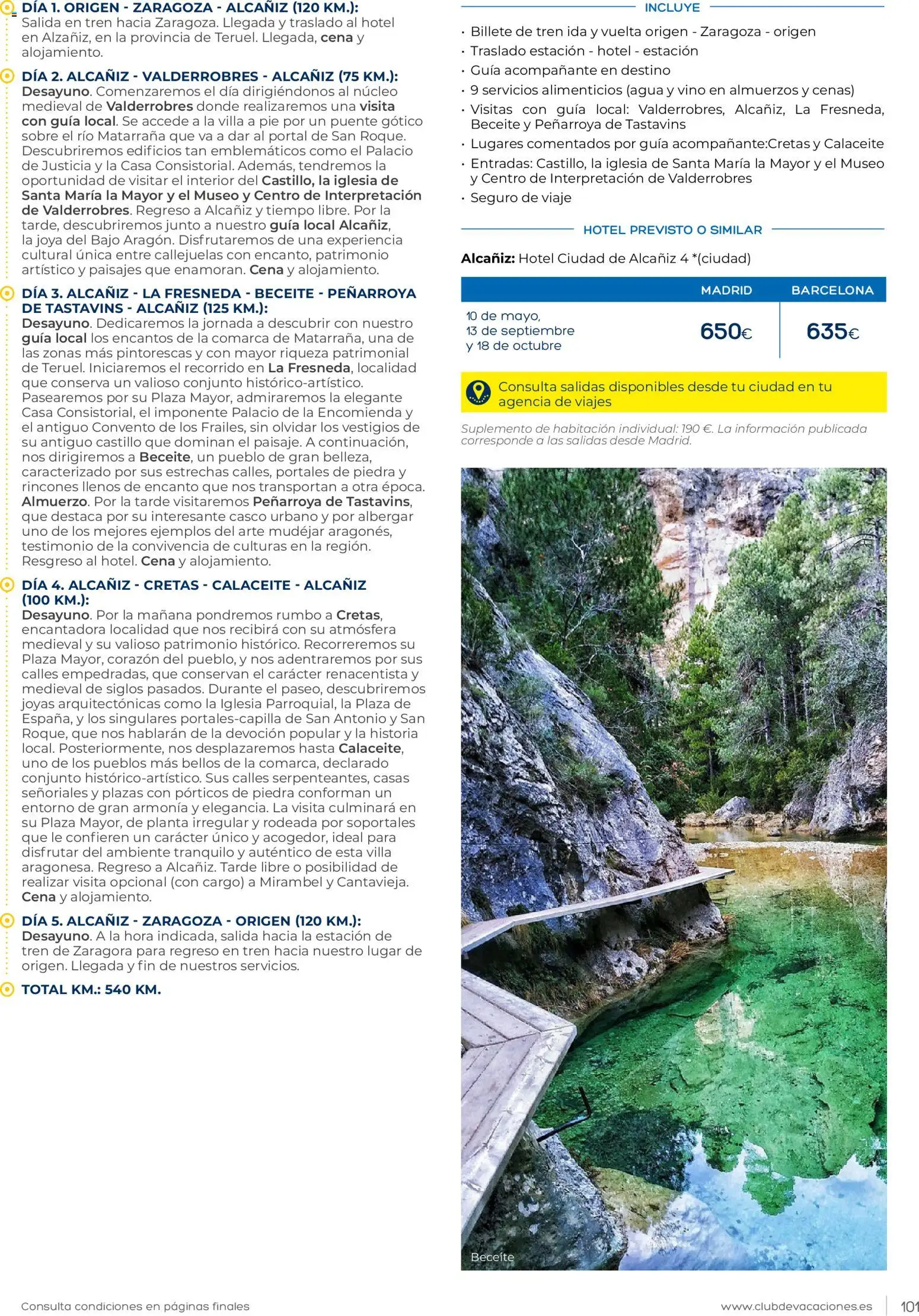 Viajes El Corte Inglés Club de Vacaciones │ válido desde el 01.02.2026 | Página: 101 | Productos: Vino