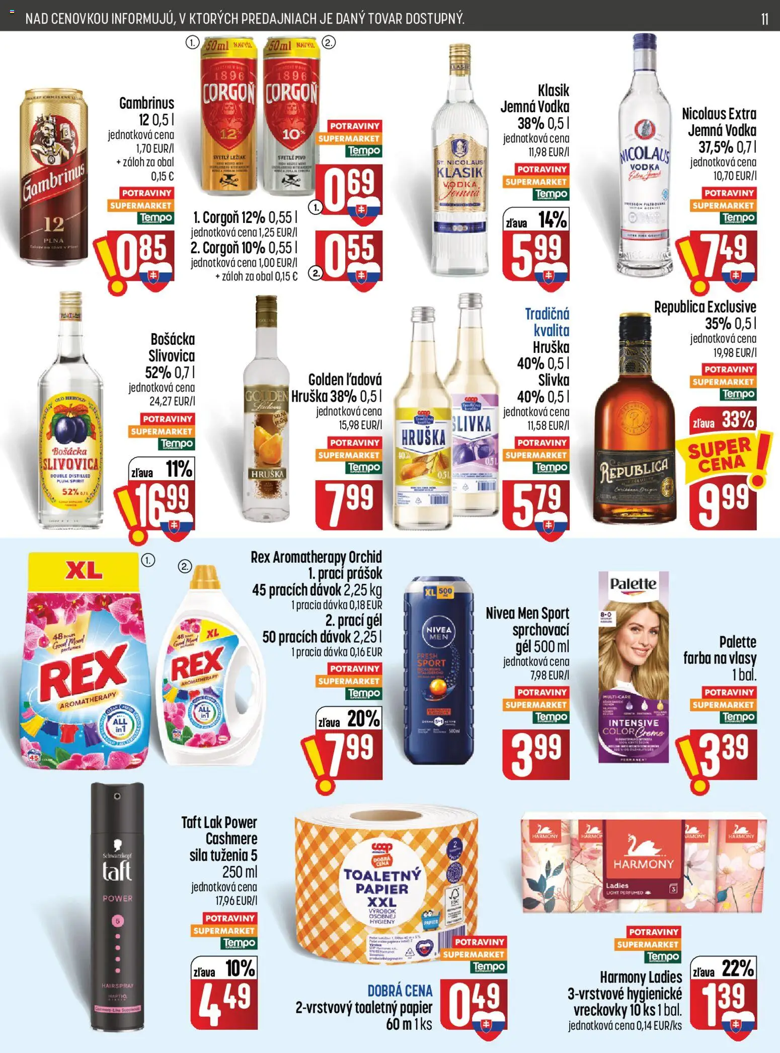 Nové COOP Jednota akcie – leták je platný od 08.10.2026 | Strana: 11