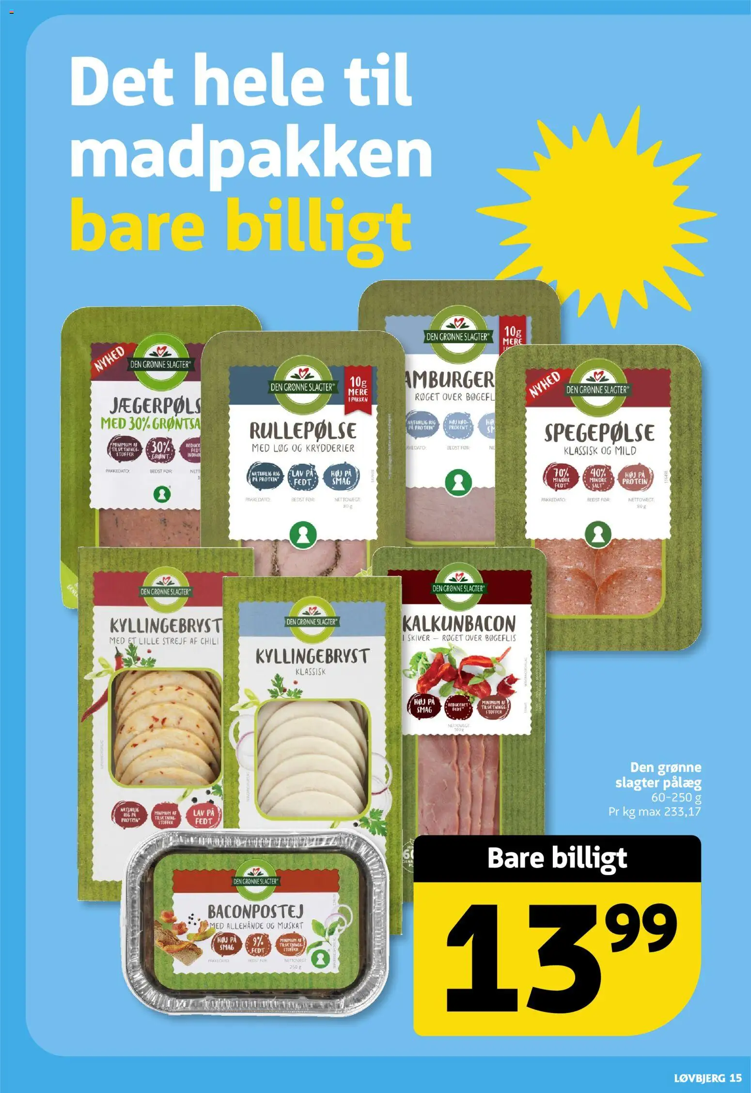Løvbjerg tilbudsavis – gyldig fra 14/08/2026 | Side: 15 | Produkter: Chili, Pålæg, Spegepølse, Rullepølse