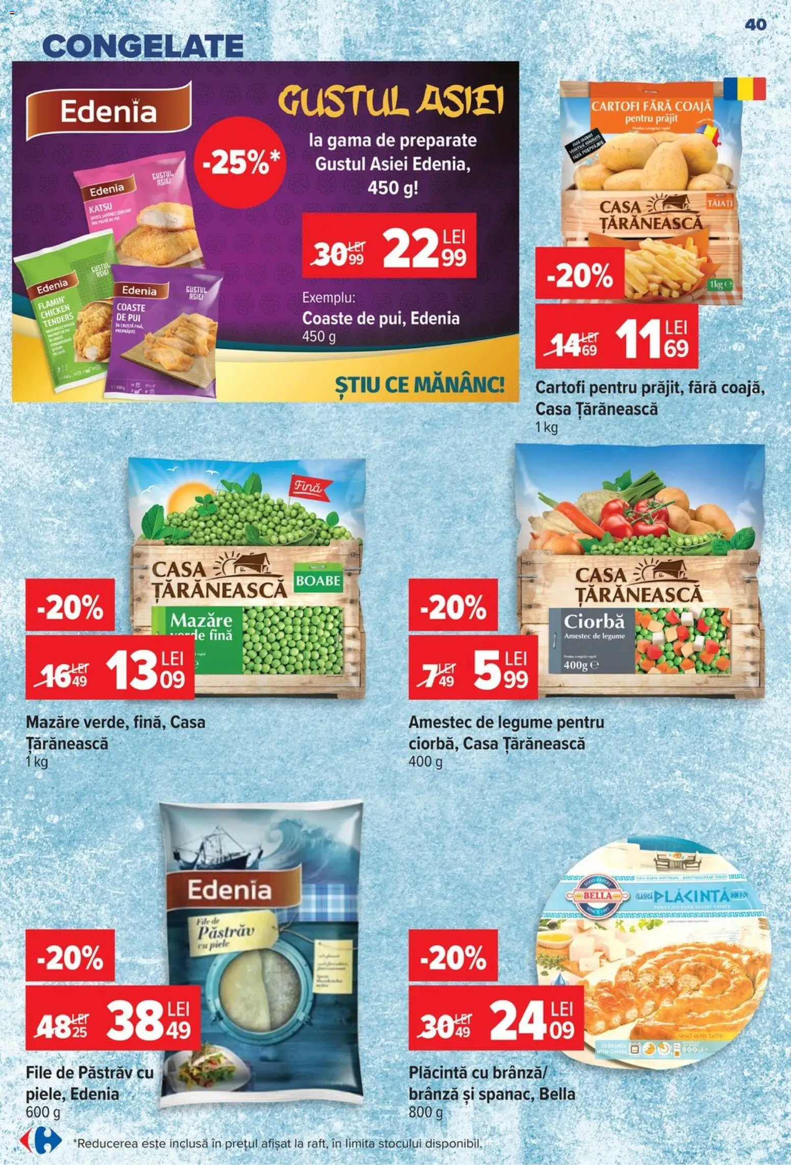 Noul catalog Carrefour – valabil de la 12.08.2026 | Pagină: 41 | Produse: Ciorba, Bella, Amestec, Legume