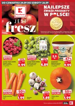 Pogląd oferty "K-STĄD TAKIE DOBRE Polskie maliny, 200 g opakowanie" - ważna od 24.09.2026 | Strona: 6