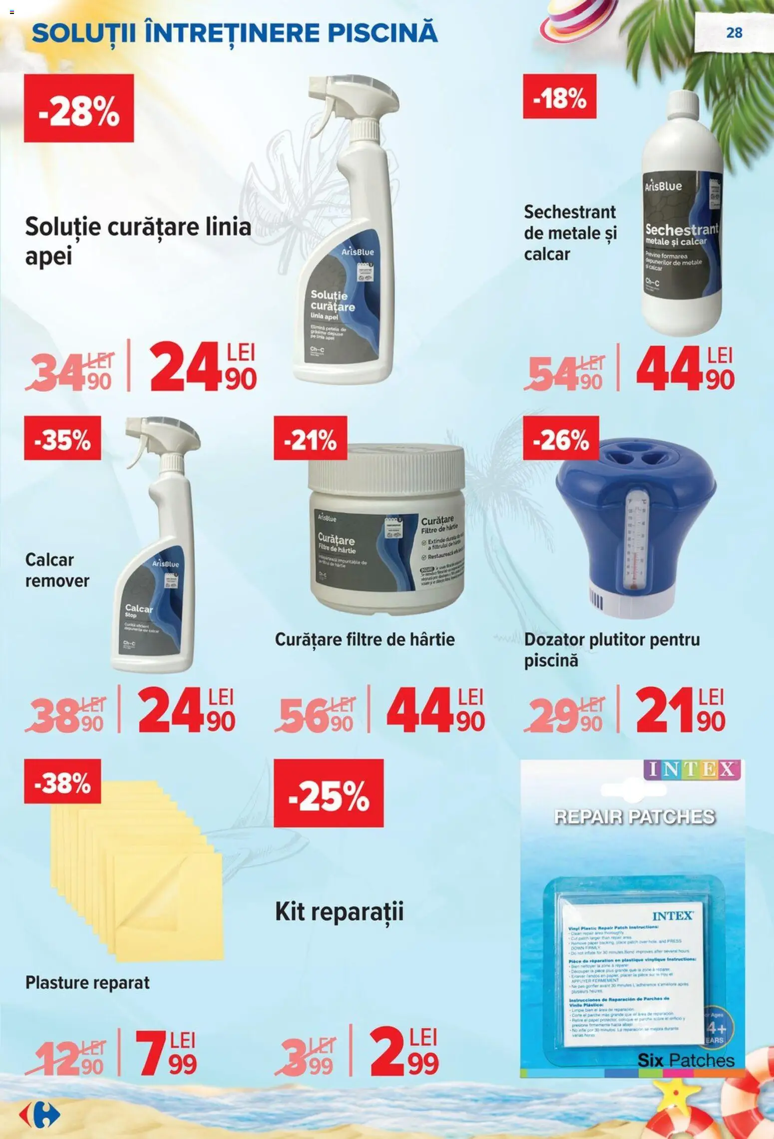 Noul catalog Carrefour – valabil de la 17.06.2026 | Pagină: 29 | Produse: Piscină